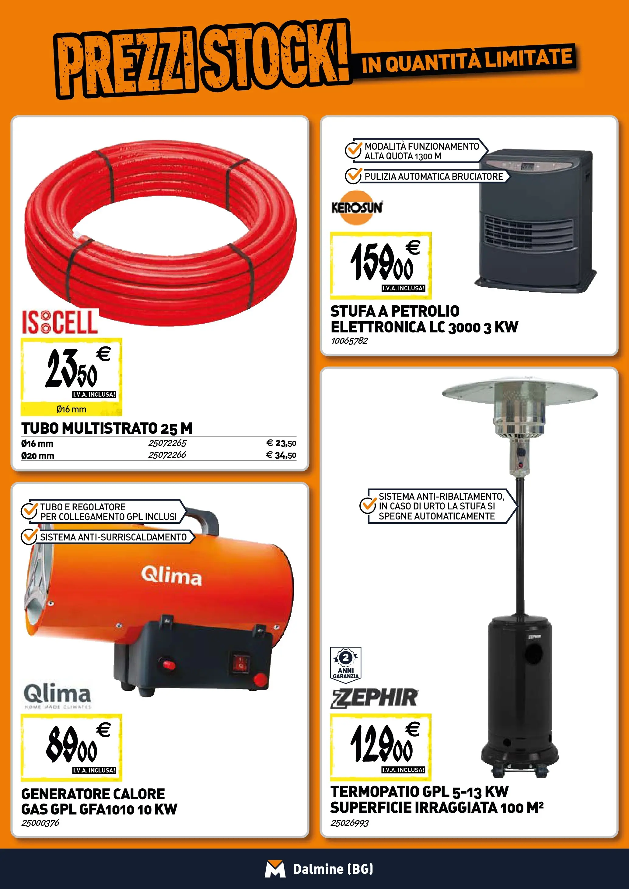 Nuovo TECNOMAT - Straordinari prezzi stock! dal 29/10/2025 > offerte anteprima 🛍️ | Pagina: 8 | Prodotti: Stufa, Tubo, Generatore