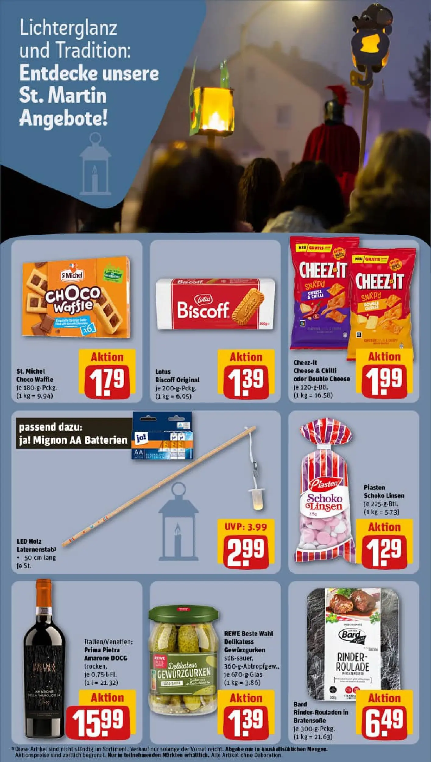 REWE Prospekt ab 02.11.2025 zum Blättern » Angebote | Seite: 16 | Produkte: Rinderrouladen, Batterien