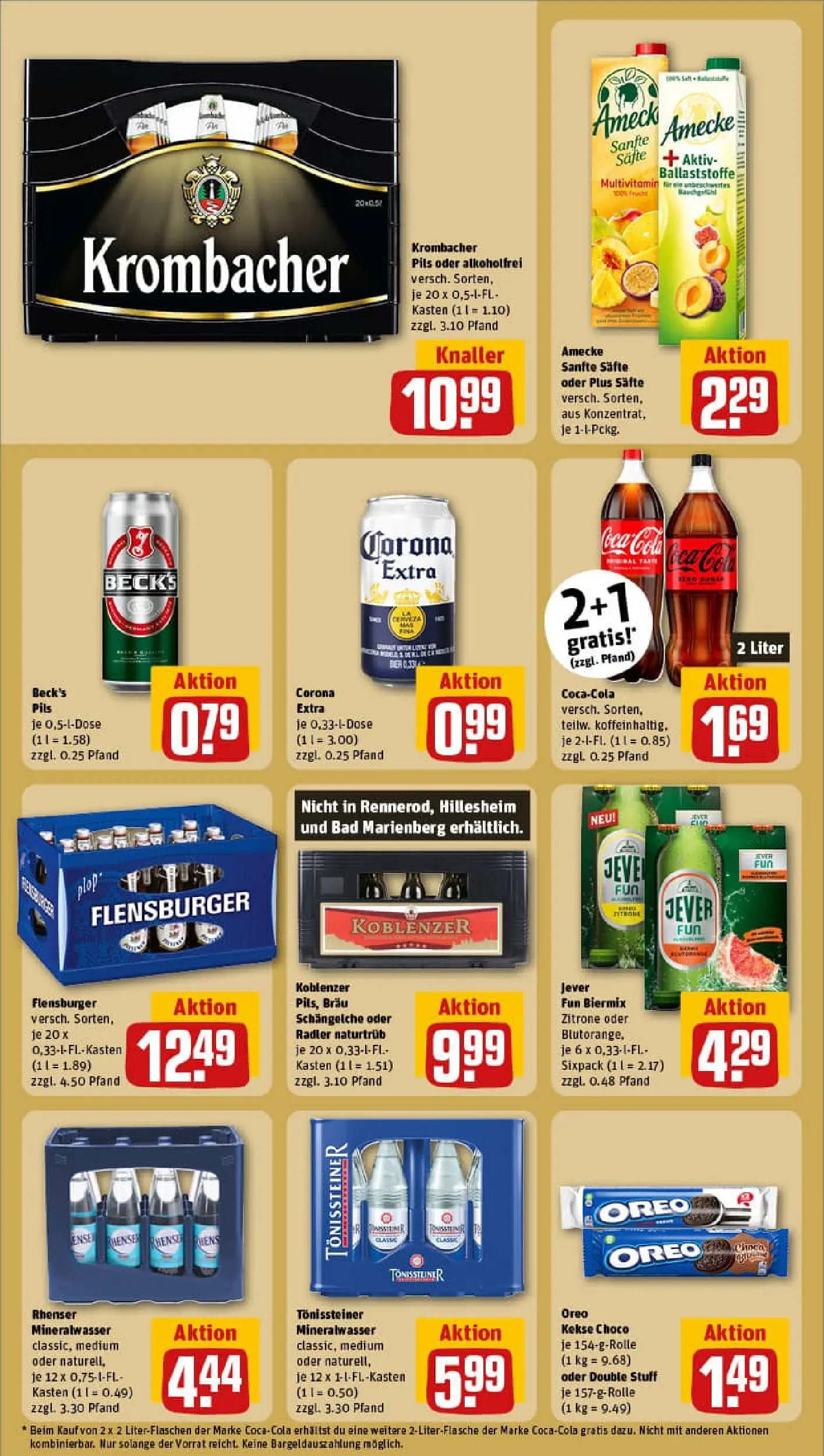 REWE Prospekt ab 02.11.2025 zum Blättern » Angebote | Seite: 16 | Produkte: Coca cola, Pils, Jever, Krombacher