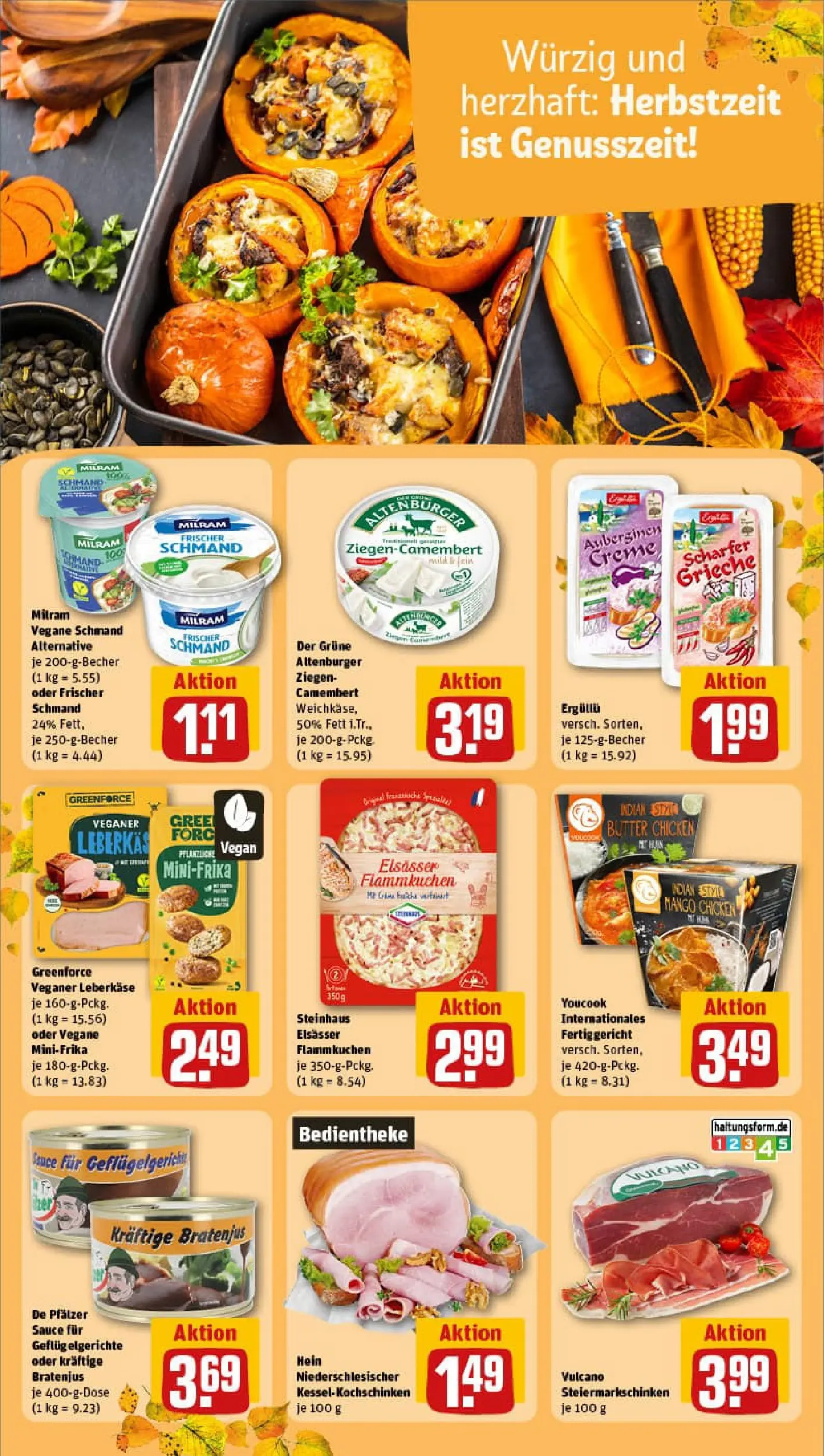 REWE Prospekt ab 02.11.2025 zum Blättern » Angebote | Seite: 14 | Produkte: Youcook, Butter, Creme, Milram