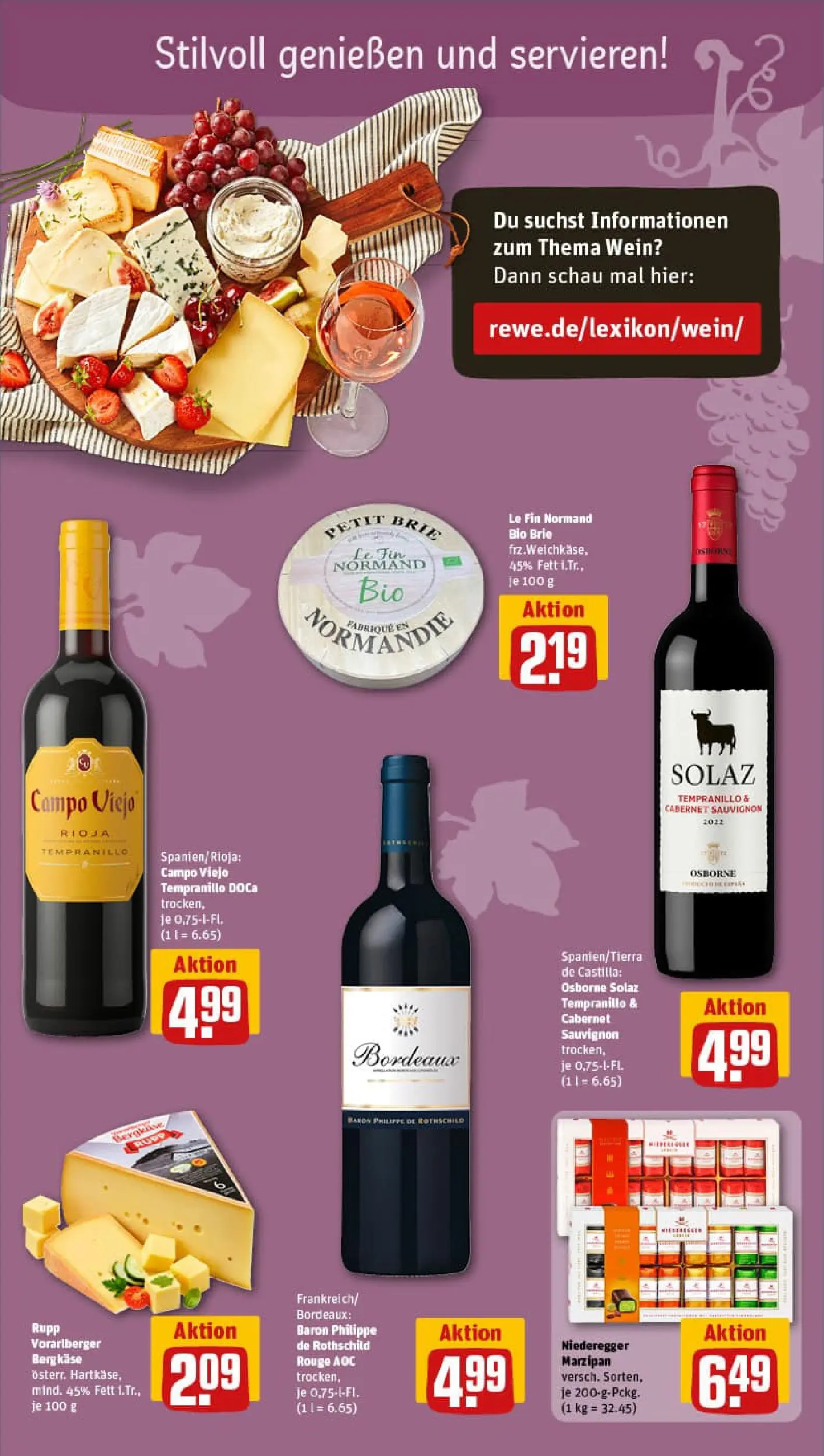 REWE Prospekt ab 02.11.2025 zum Blättern » Angebote | Seite: 18 | Produkte: Osborne, Rouge, Wein