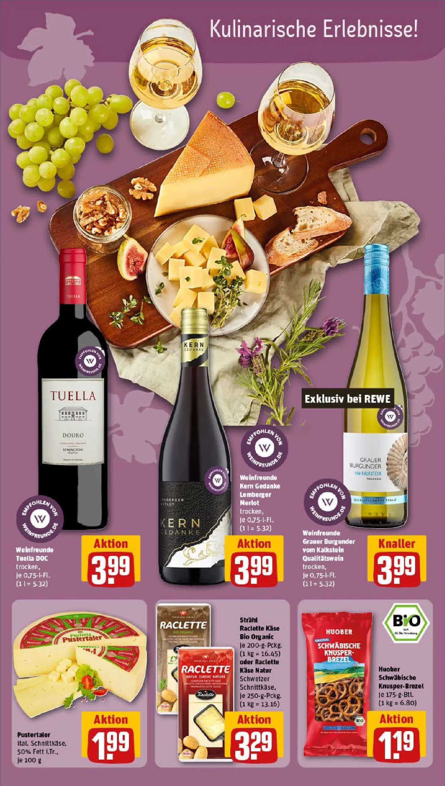 REWE Prospekt ab 02.11.2025 zum Blättern » Angebote | Seite: 20 | Produkte: Käse, Merlot, Raclette