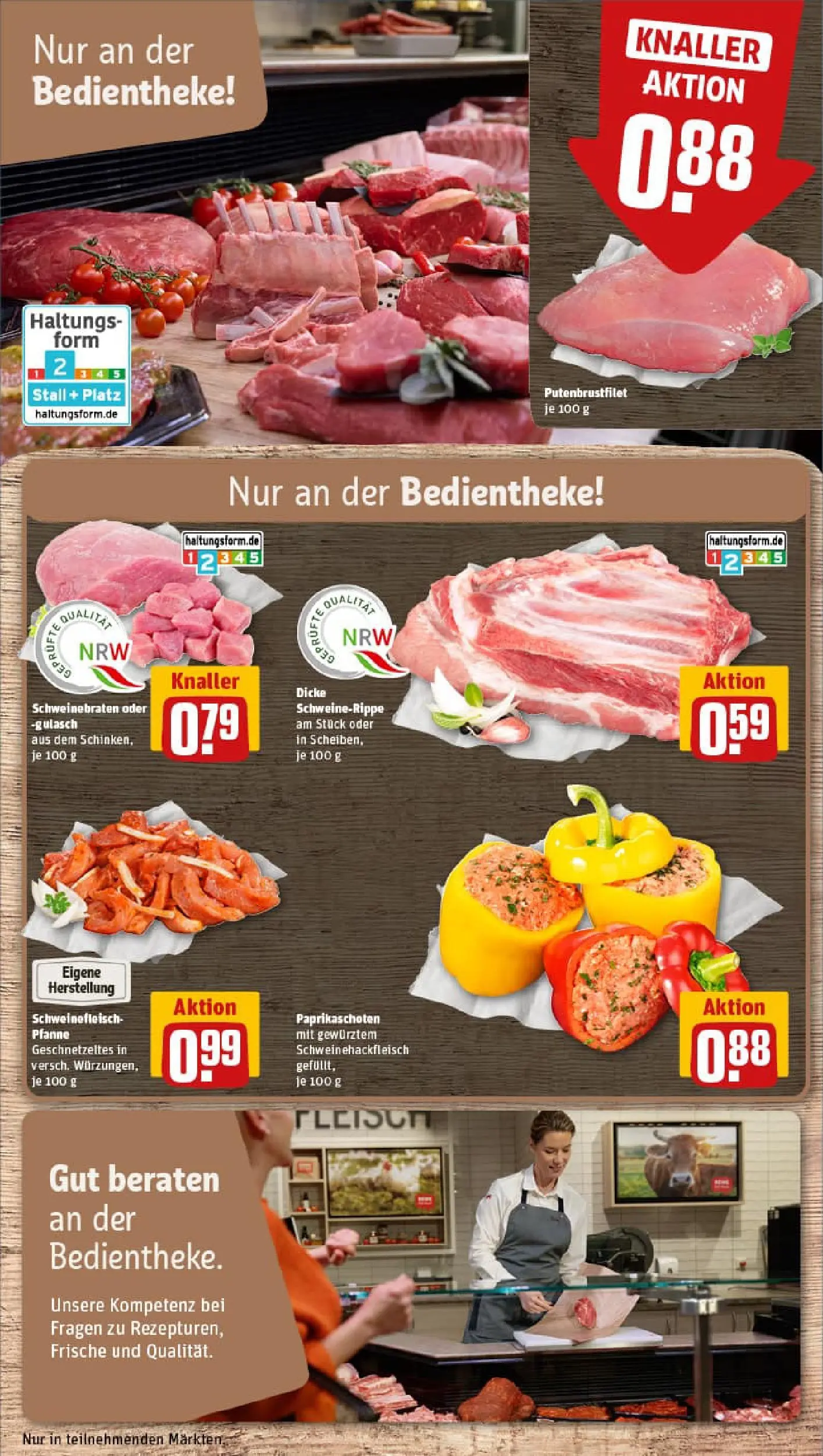 REWE Prospekt ab 02.11.2025 zum Blättern » Angebote | Seite: 10 | Produkte: Gulasch, Schweinefleisch