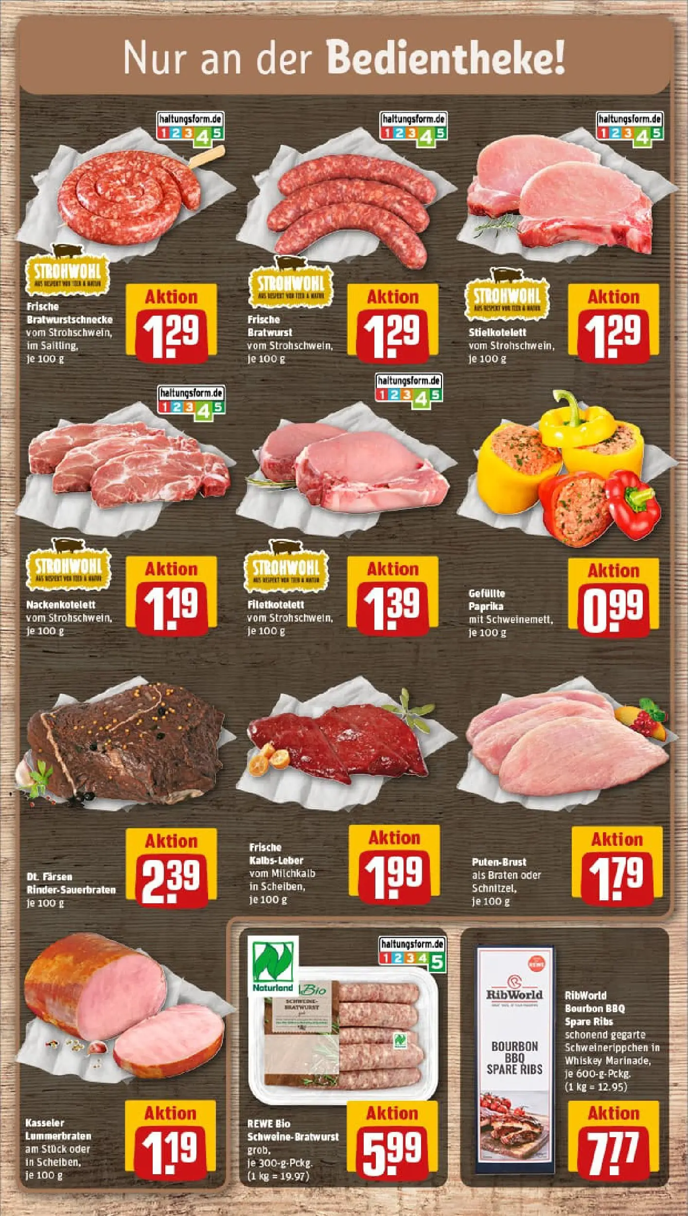 REWE Prospekt ab 02.11.2025 zum Blättern » Angebote | Seite: 8 | Produkte: Bratwurst, Paprika, Bourbon, Whiskey