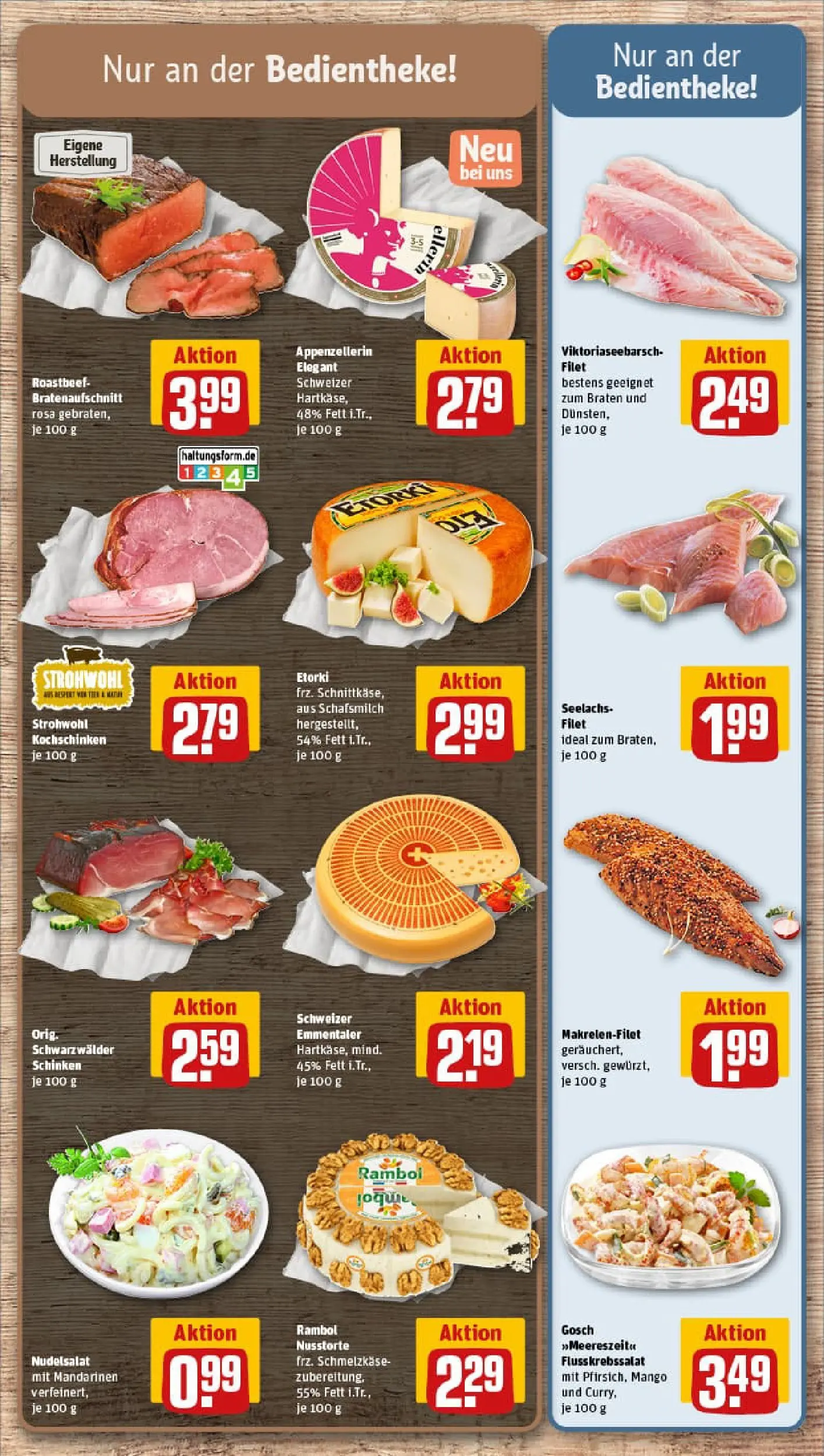 REWE Prospekt ab 02.11.2025 zum Blättern » Angebote | Seite: 9 | Produkte: Roastbeef, Mango, Pasta, Schinken