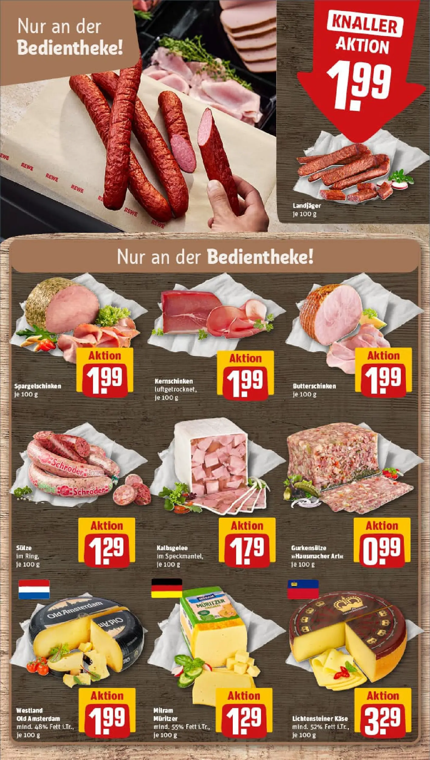 REWE Prospekt ab 02.11.2025 zum Blättern » Angebote | Seite: 9 | Produkte: Käse, Milram