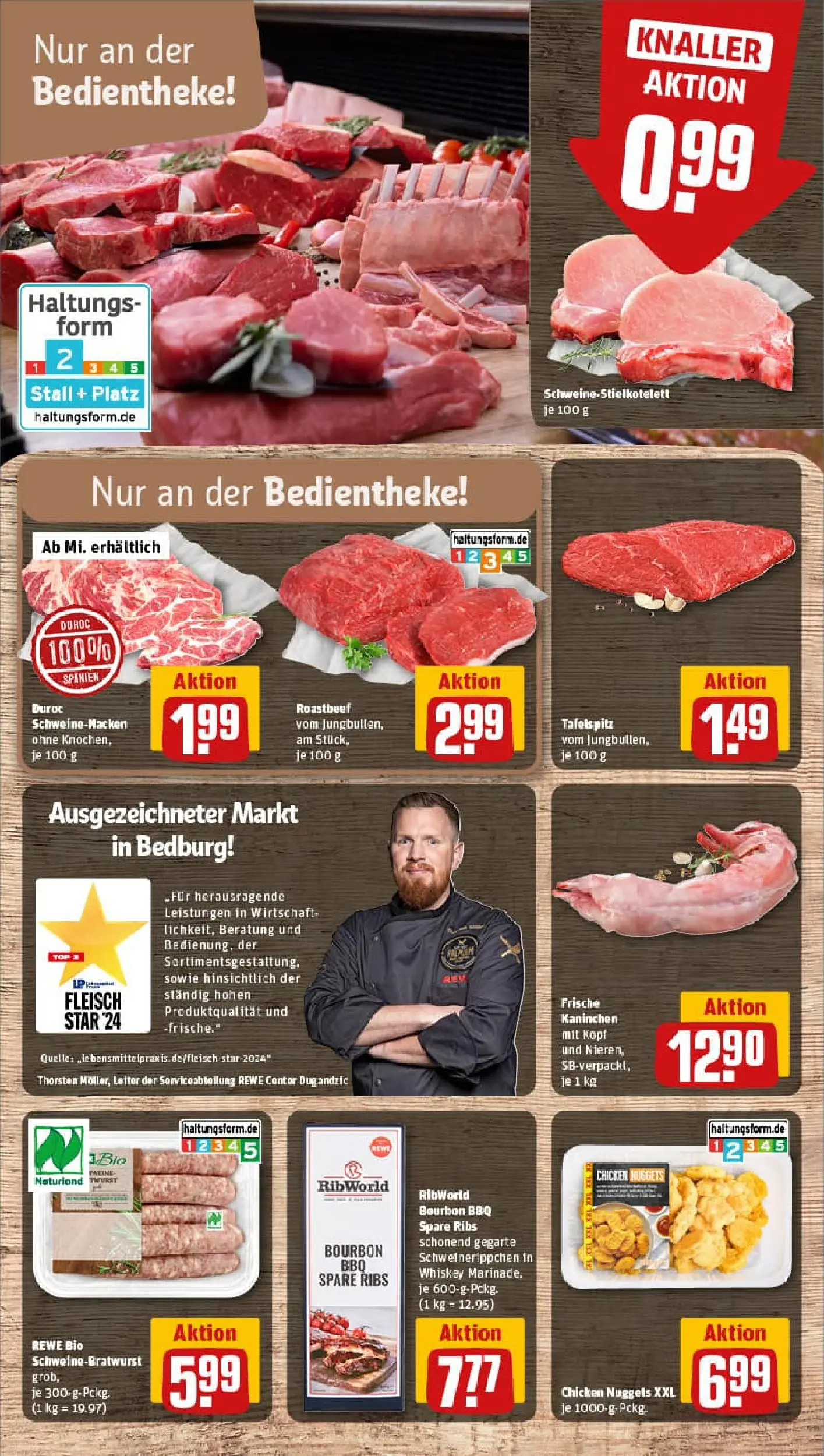 REWE Prospekt ab 02.11.2025 zum Blättern » Angebote | Seite: 8 | Produkte: Tafelspitz, Kaninchen, Fleisch, Whiskey