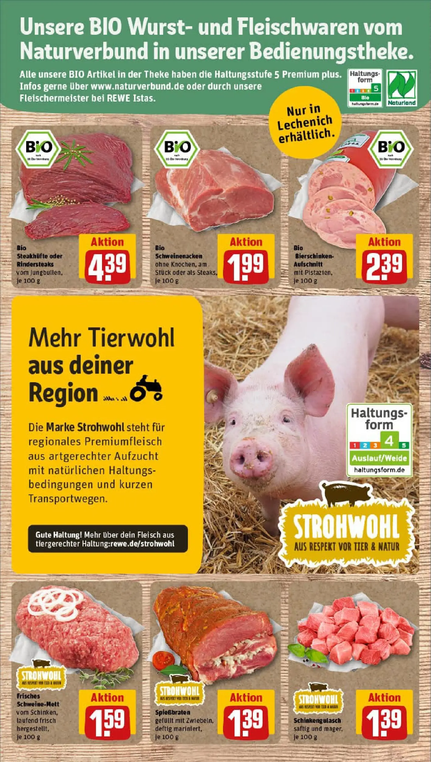 REWE Prospekt ab 02.11.2025 zum Blättern » Angebote | Seite: 25 | Produkte: Theke, Schweinenacken, Steak, Fleisch