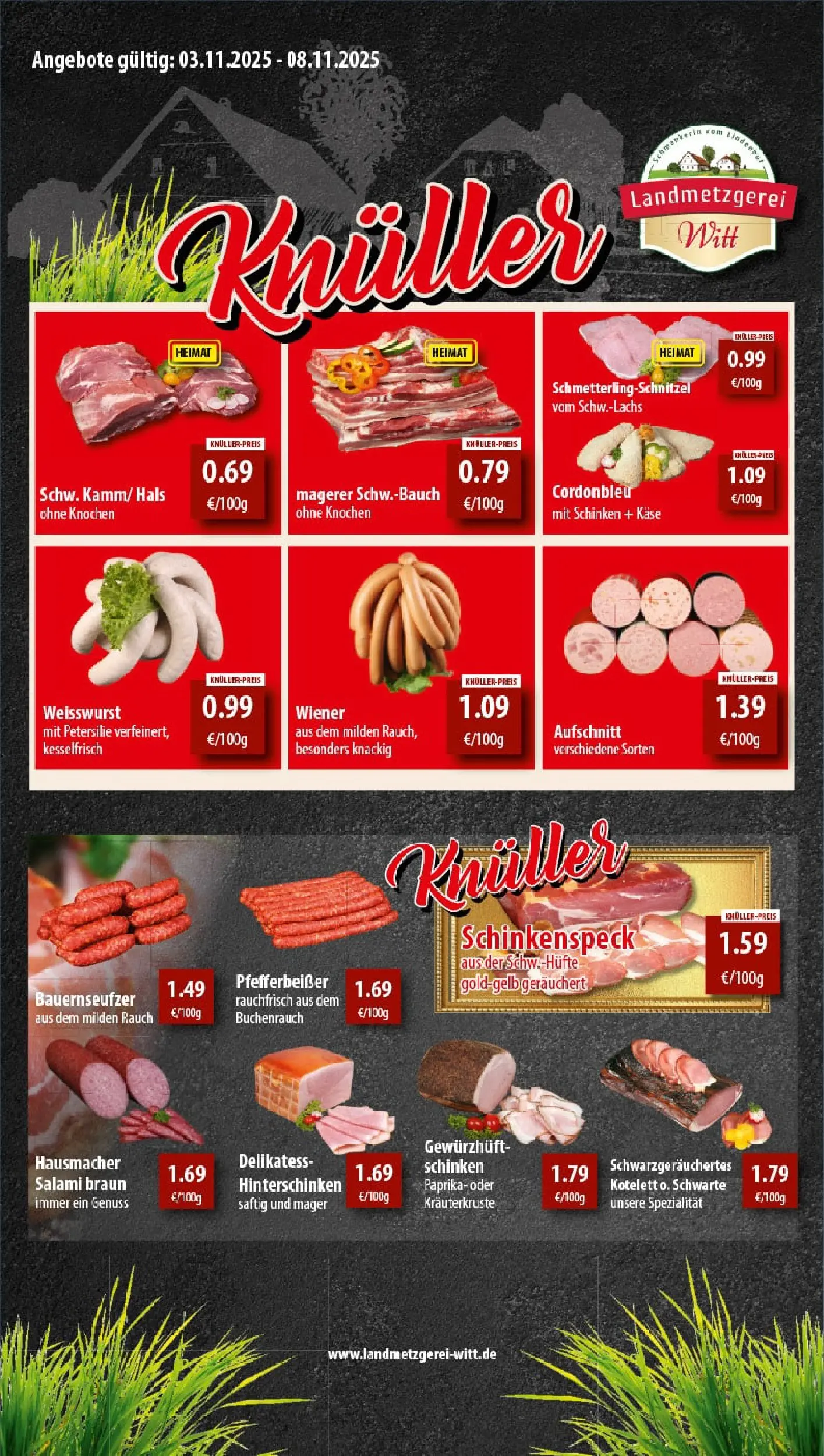 REWE Prospekt ab 02.11.2025 zum Blättern » Angebote | Seite: 8 | Produkte: Paprika, Petersilie, Salami, Schinken