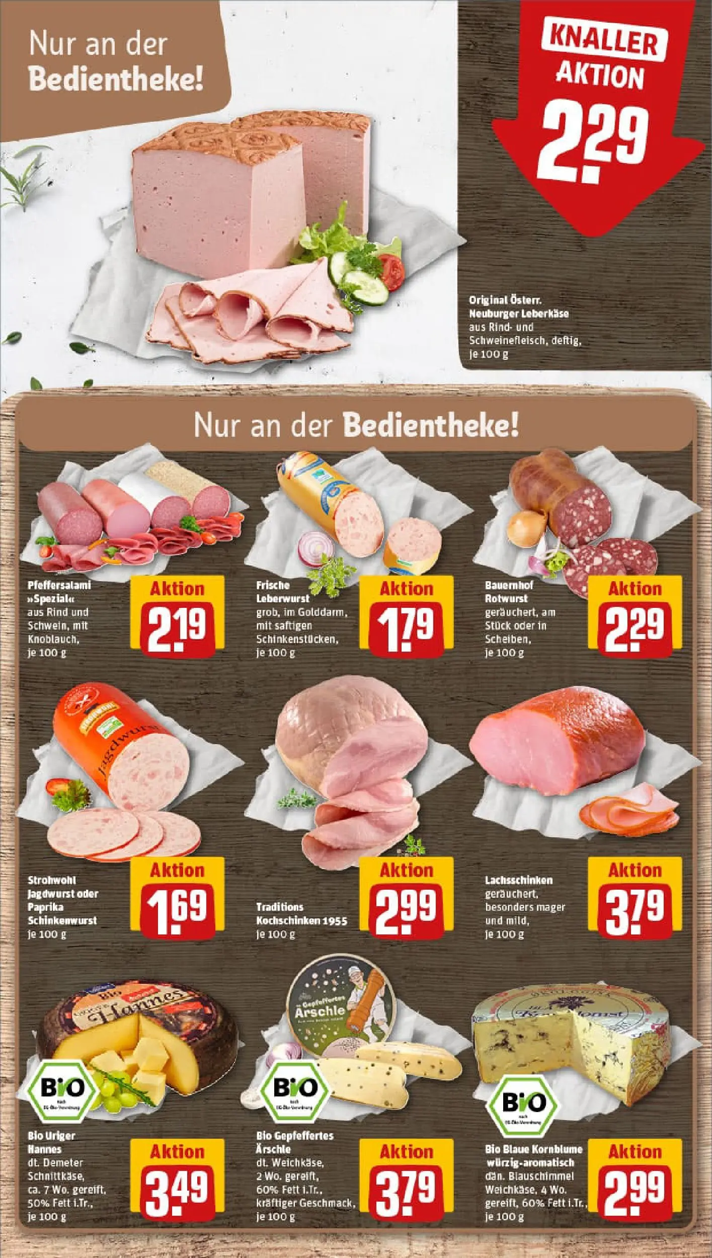 REWE Prospekt ab 02.11.2025 zum Blättern » Angebote | Seite: 9 | Produkte: Paprika, Salami, Leberkase