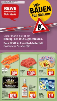 Rewe prospekt Clausthal / Zellerfeld	 ab 02.11.2025 gültig
