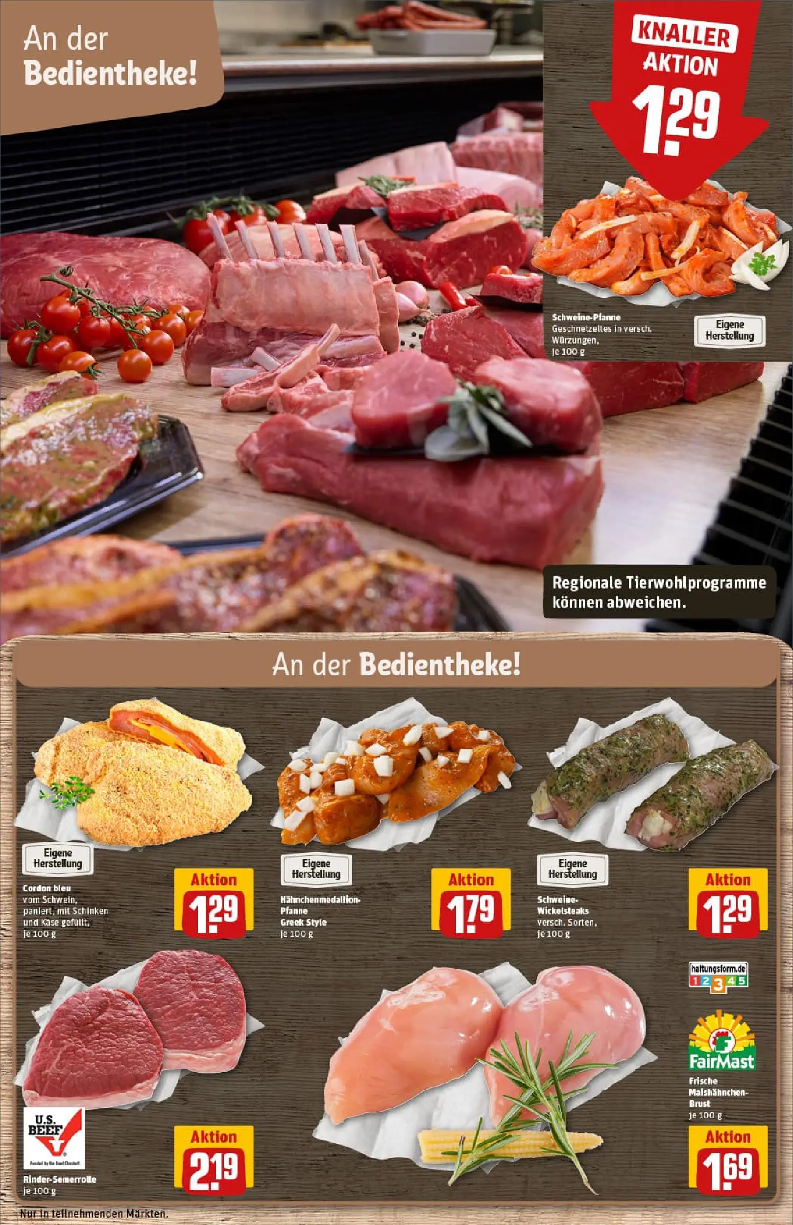 REWE Prospekt ab 02.11.2025 zum Blättern » Angebote | Seite: 10 | Produkte: Käse, Schinken