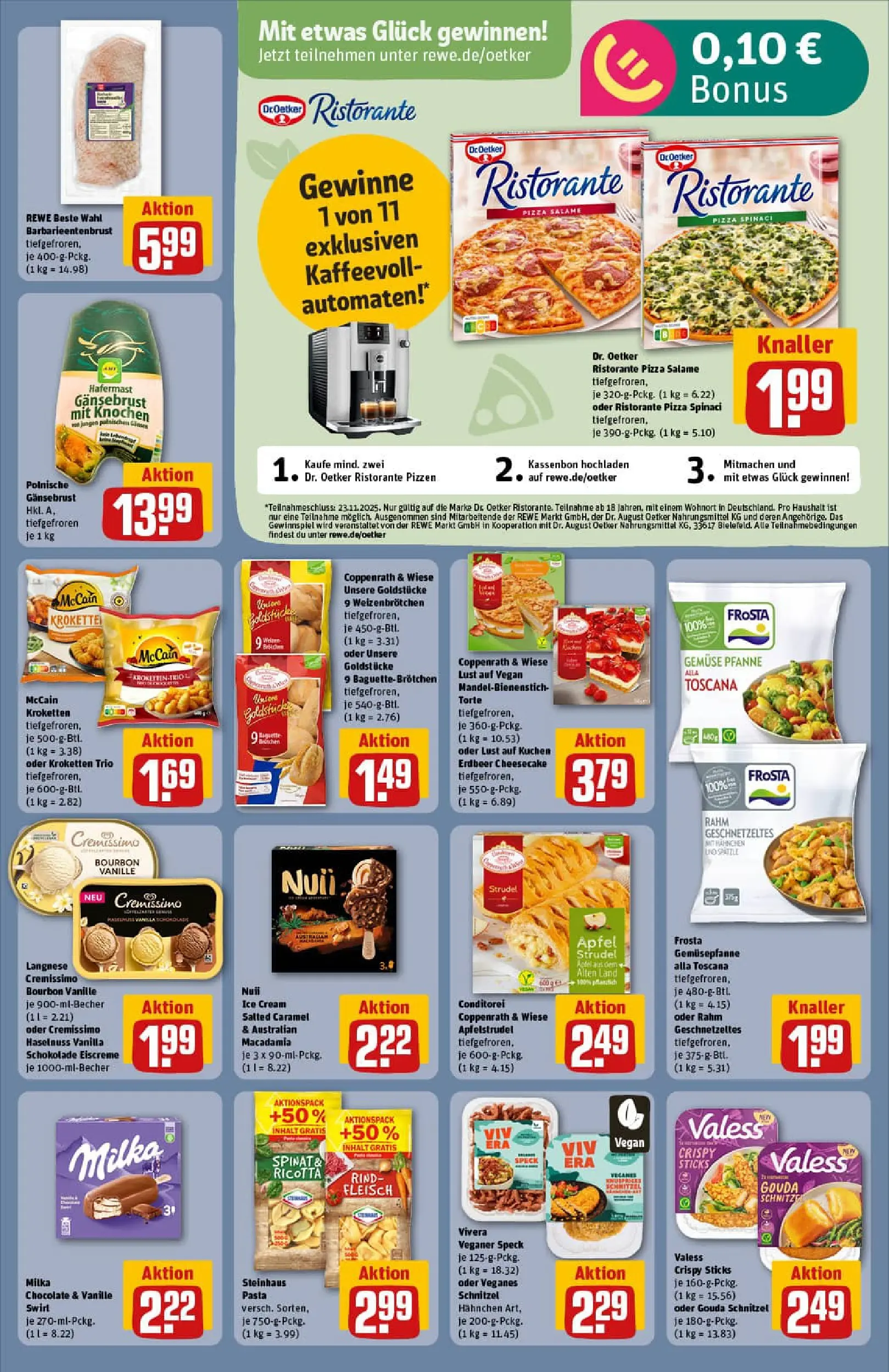 REWE Prospekt ab 02.11.2025 zum Blättern » Angebote | Seite: 19 | Produkte: Gouda, Äpfel, Milka, Kuchen