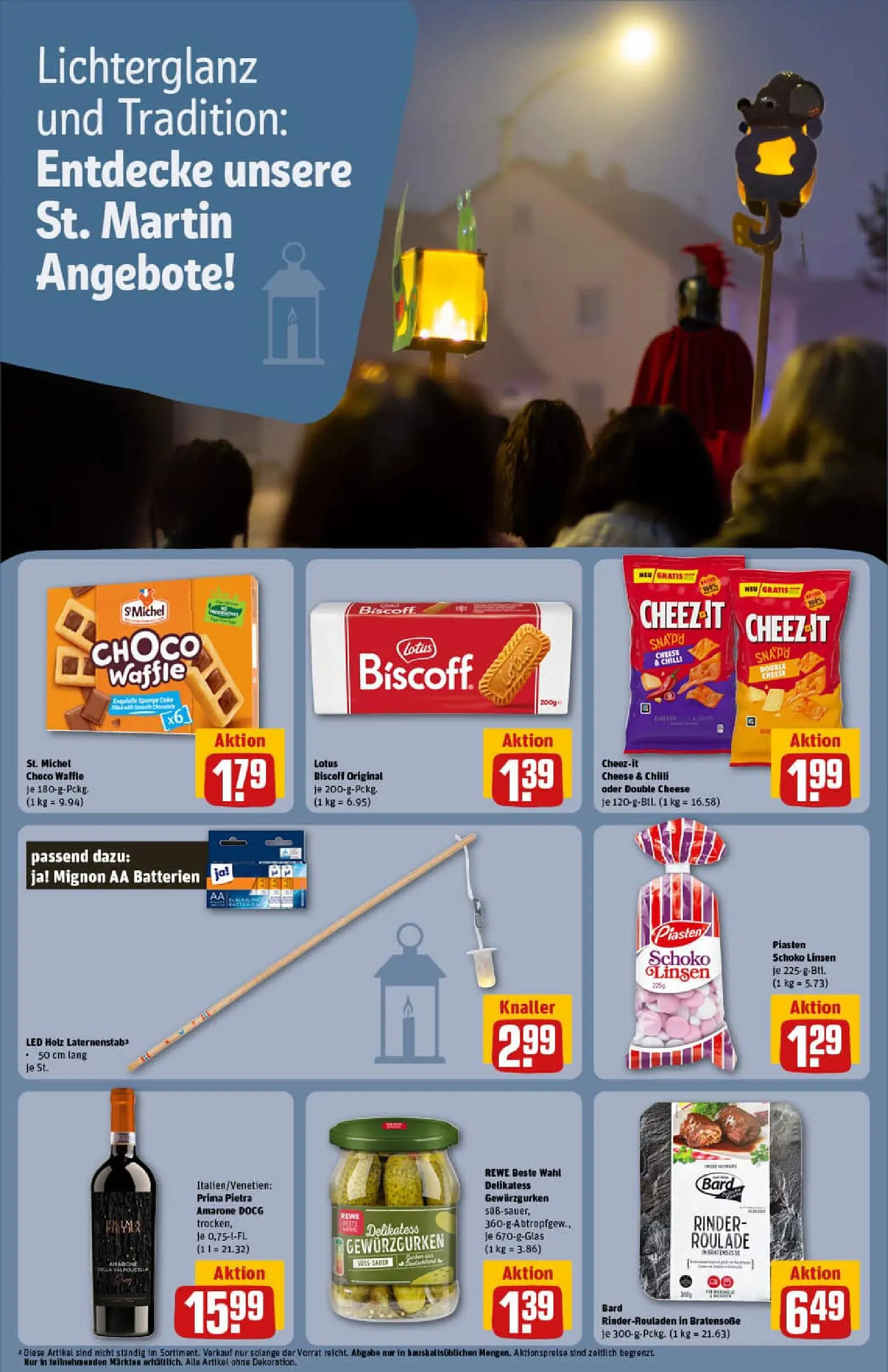 REWE Prospekt ab 02.11.2025 zum Blättern » Angebote | Seite: 16 | Produkte: Rinderrouladen, Batterien