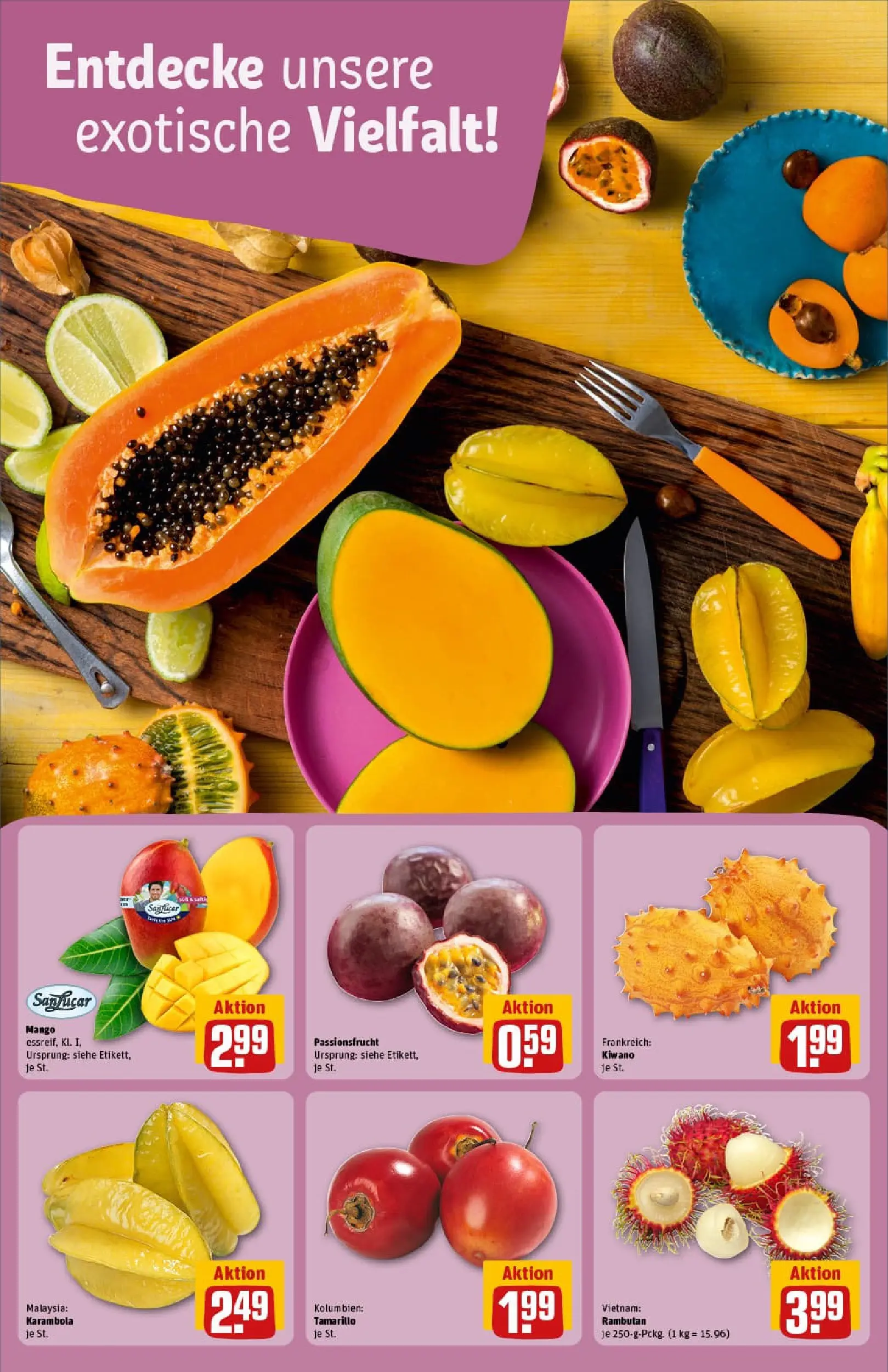 REWE Prospekt ab 02.11.2025 zum Blättern » Angebote | Seite: 8 | Produkte: Mango