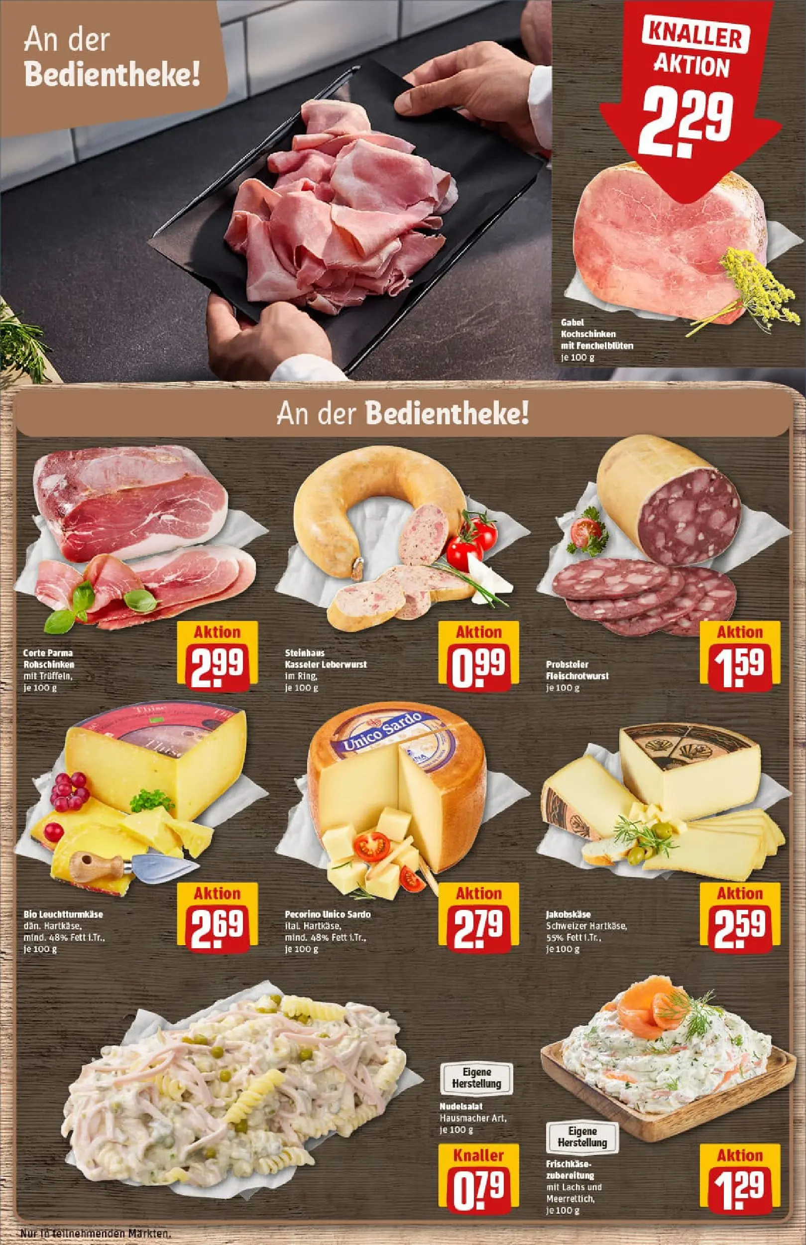 REWE Prospekt ab 02.11.2025 zum Blättern » Angebote | Seite: 11 | Produkte: Lachs, Pasta, Frischkase