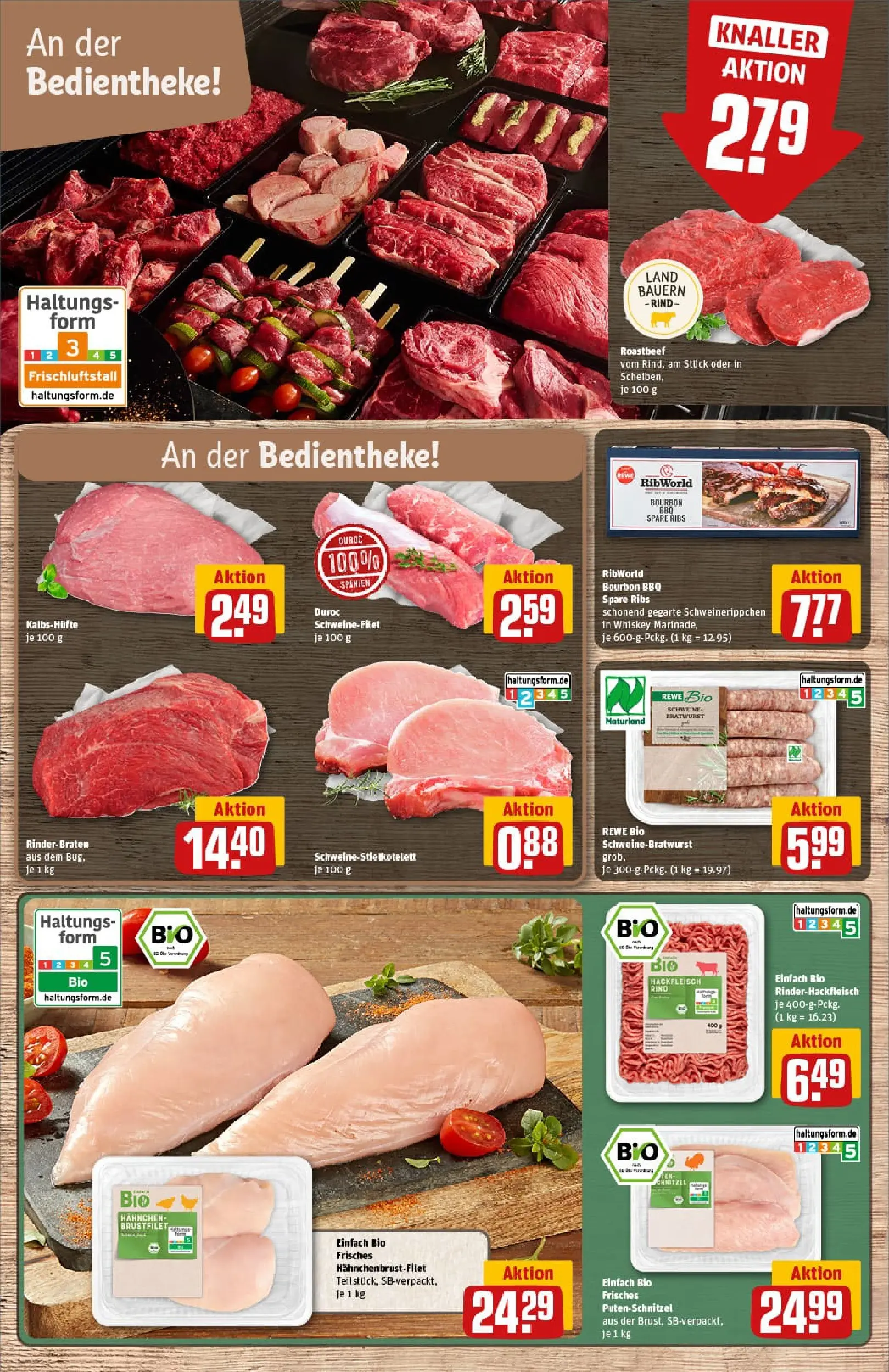 REWE Prospekt ab 02.11.2025 zum Blättern » Angebote | Seite: 11 | Produkte: Hahnchen, Spare ribs, Bourbon, Whiskey
