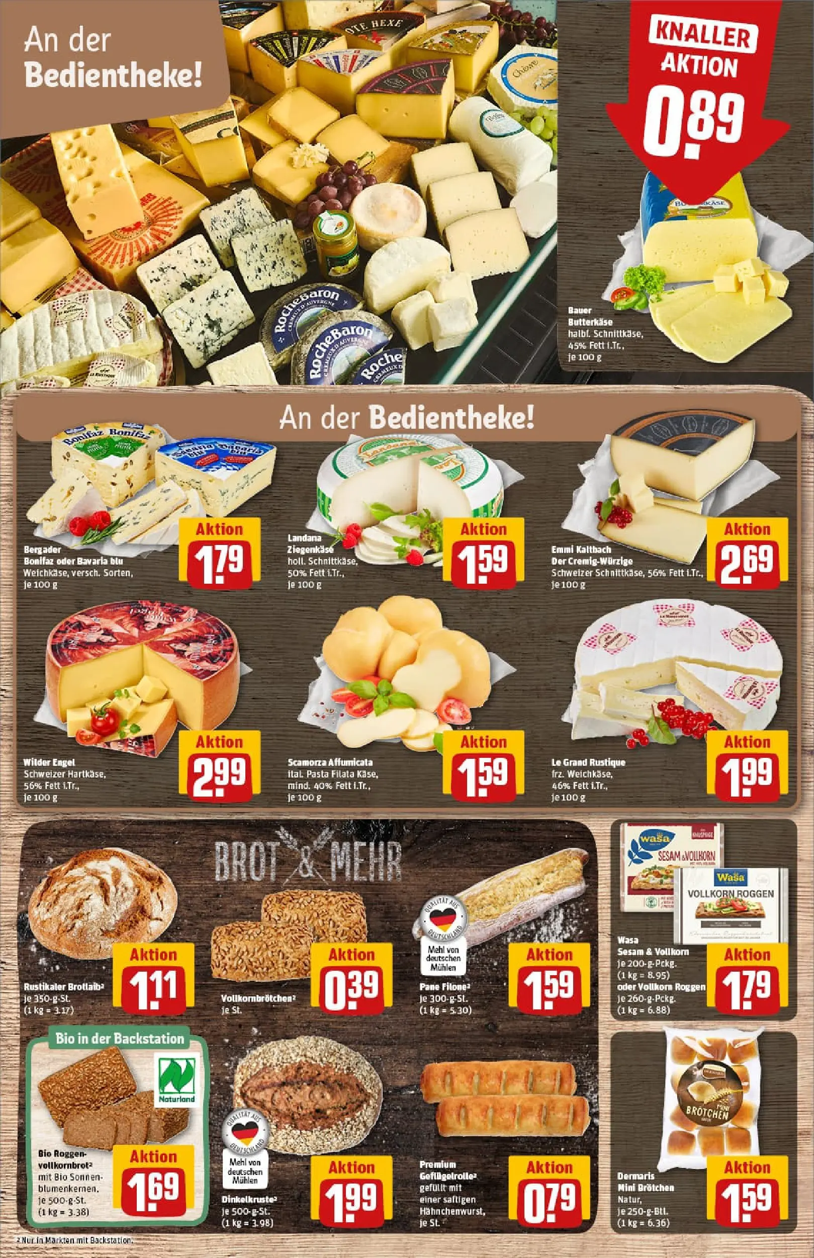 REWE Prospekt ab 02.11.2025 zum Blättern » Angebote | Seite: 13 | Produkte: Mehl, Vollkornbrot, Pasta, Brot
