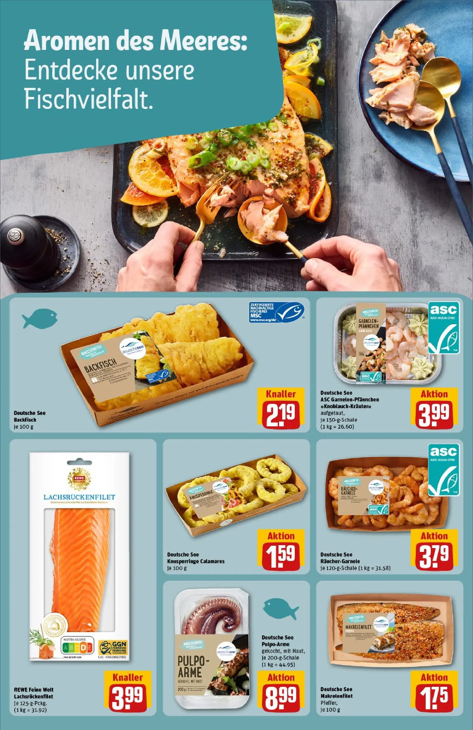 REWE Prospekt ab 02.11.2025 zum Blättern » Angebote | Seite: 18 | Produkte: Garnelen