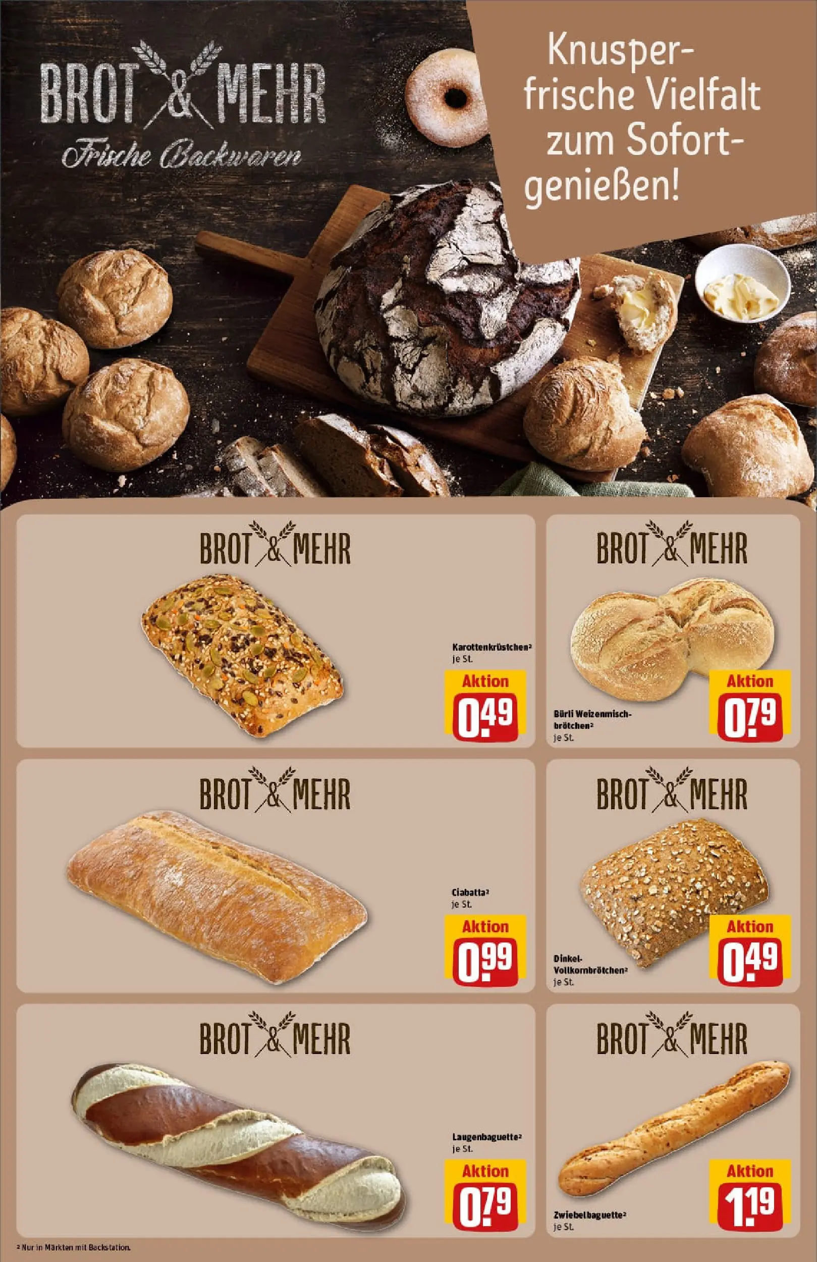 REWE Prospekt ab 02.11.2025 zum Blättern » Angebote | Seite: 15 | Produkte: Brot