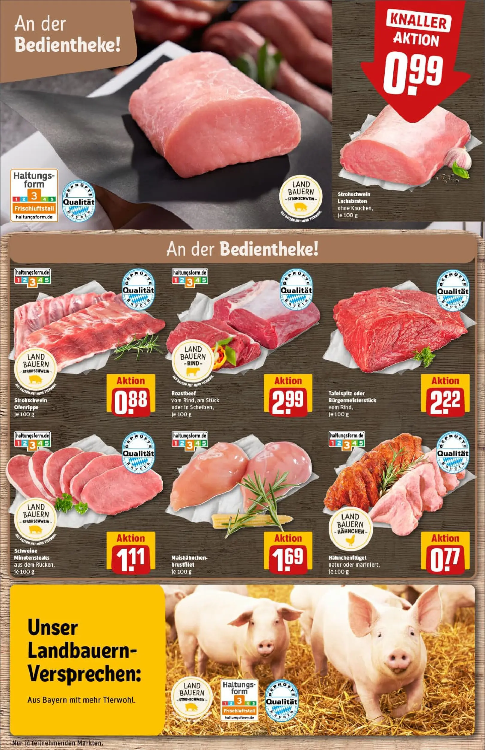 REWE Prospekt ab 02.11.2025 zum Blättern » Angebote | Seite: 10 | Produkte: Tafelspitz, Hahnchen, Roastbeef