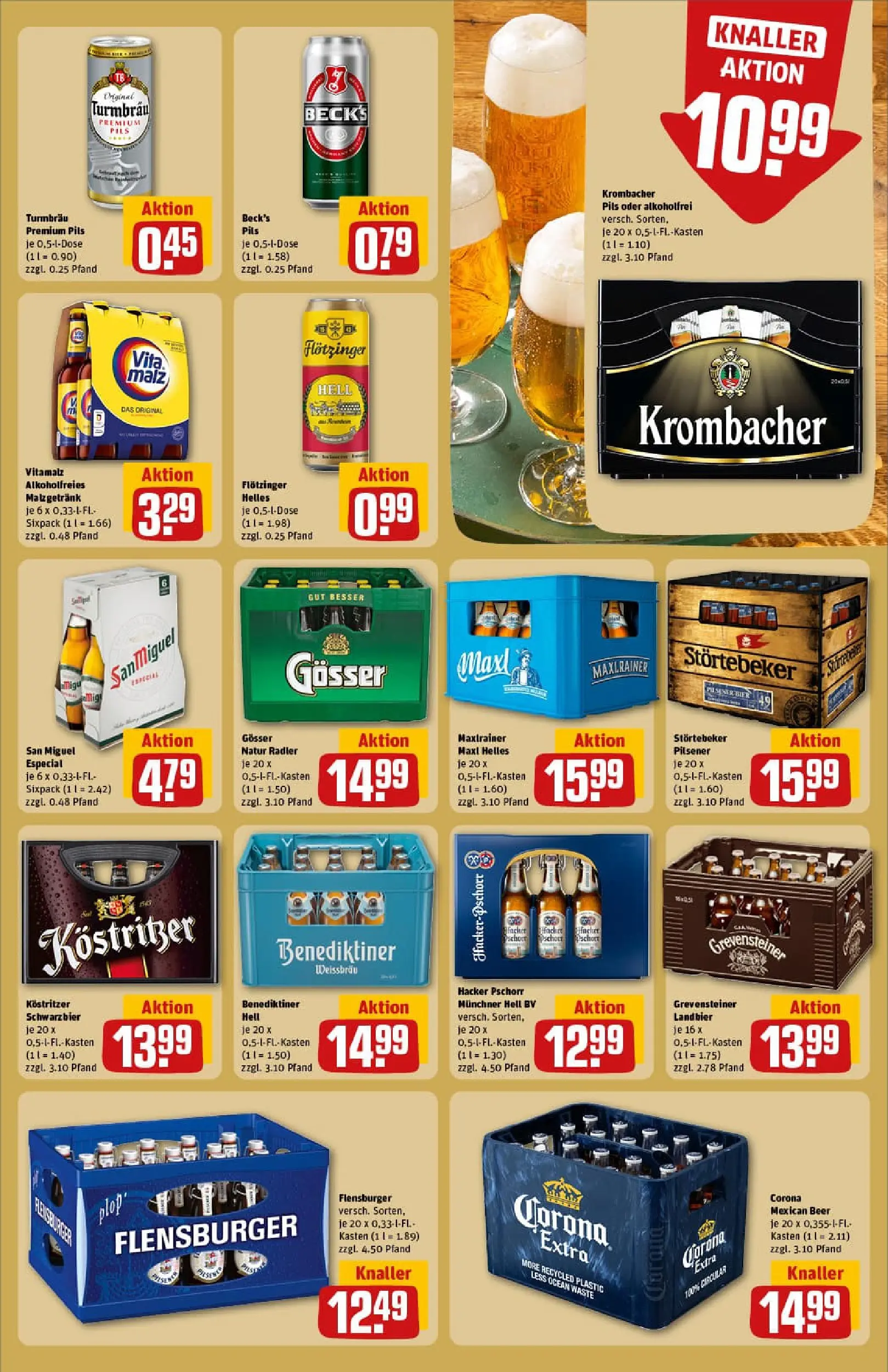 REWE Prospekt ab 02.11.2025 zum Blättern » Angebote | Seite: 19 | Produkte: Bier, Pils, Flensburger, Radler