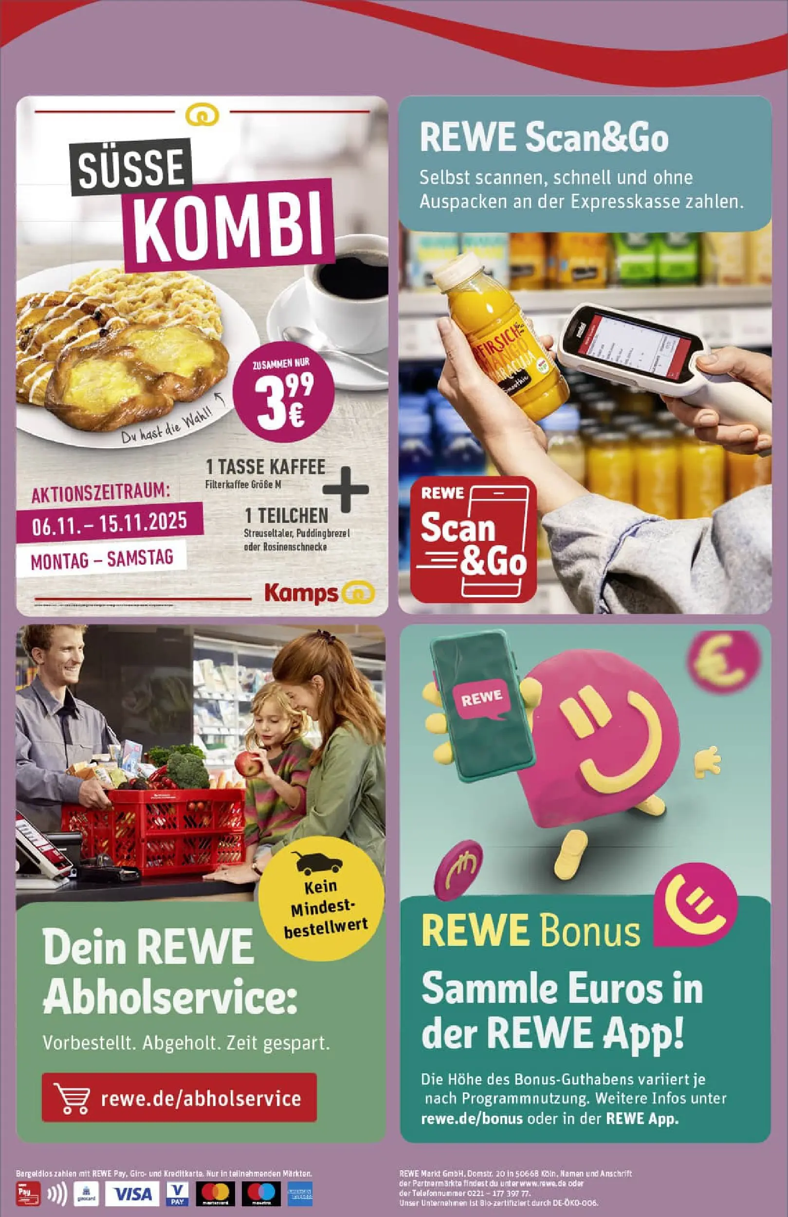 REWE Prospekt ab 02.11.2025 zum Blättern » Angebote | Seite: 2 | Produkte: Kaffee, Pudding