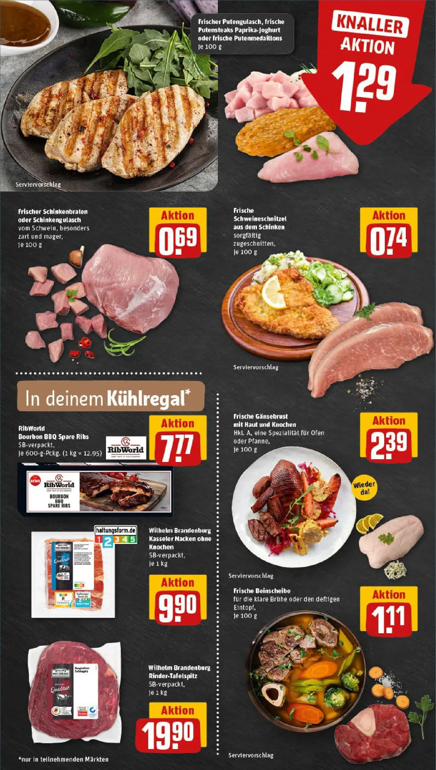 REWE Prospekt ab 02.11.2025 zum Blättern » Angebote | Seite: 6 | Produkte: Ofen, Spare ribs, Paprika, Schinken
