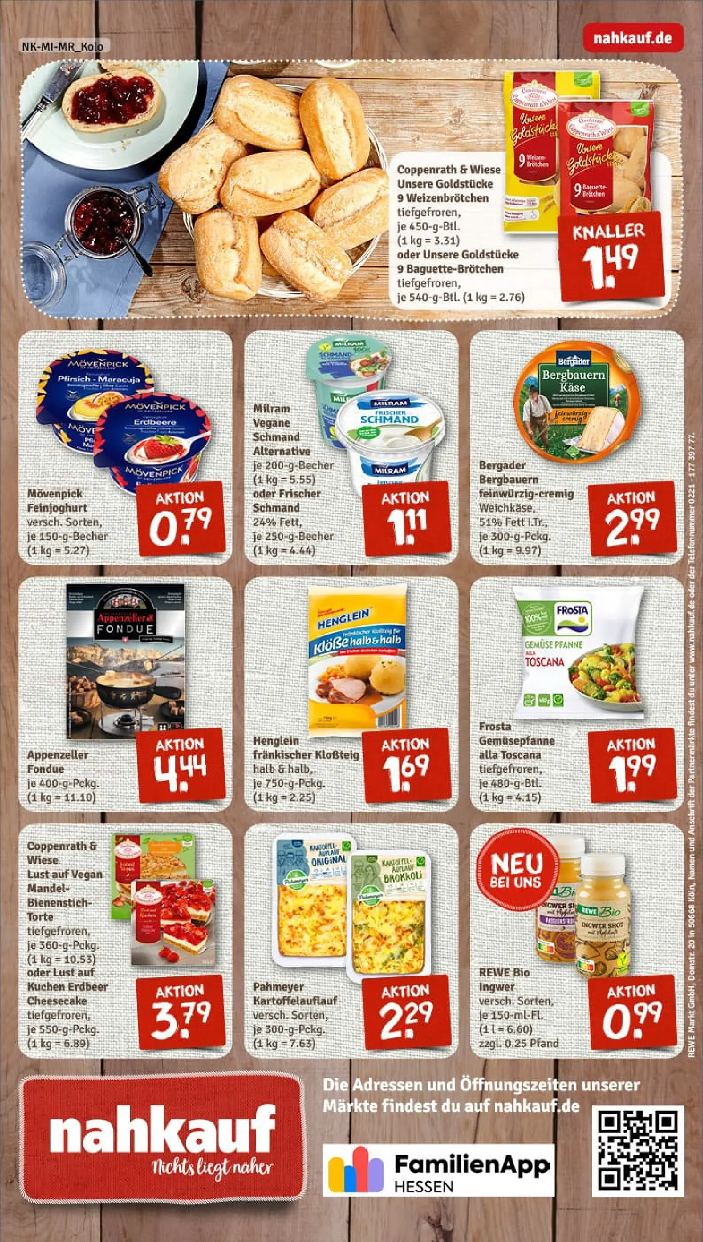 REWE Prospekt ab 02.11.2025 zum Blättern » Angebote | Seite: 12 | Produkte: Käse, Gemüse, Brokkoli, Pfirsich