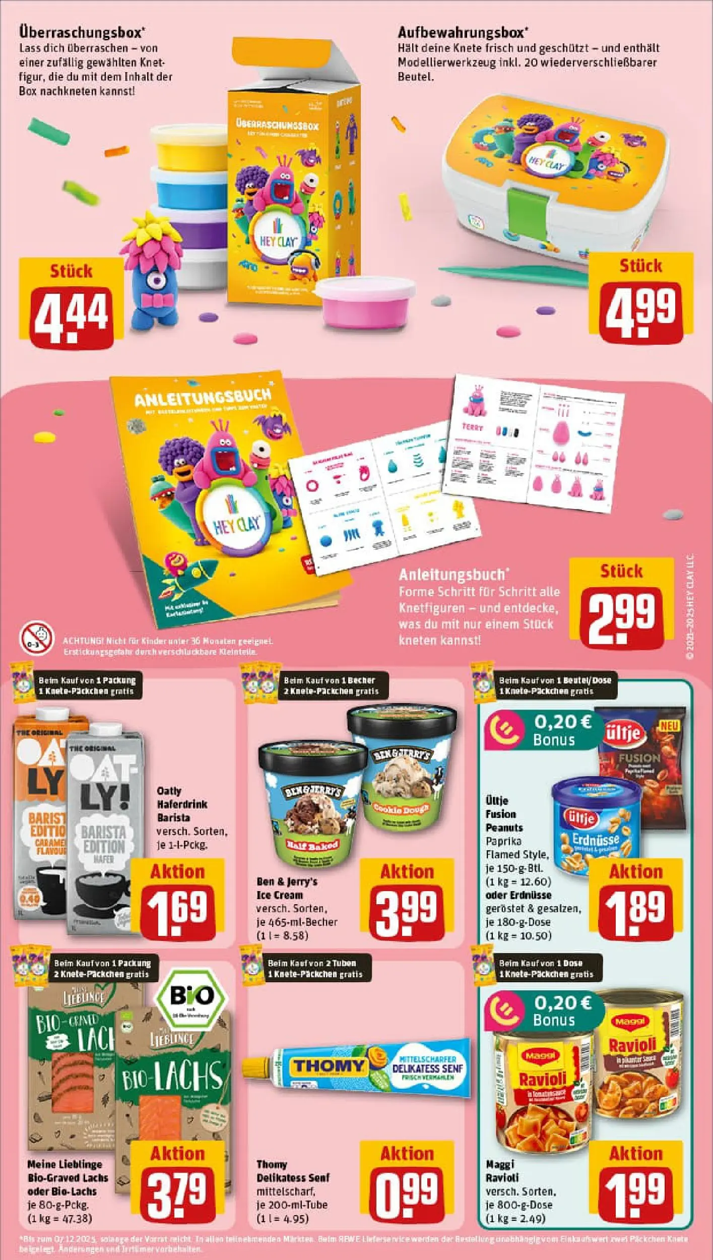 REWE Prospekt ab 02.11.2025 zum Blättern » Angebote | Seite: 17 | Produkte: Box, Haferdrink, Ben & Jerry's, Lachs