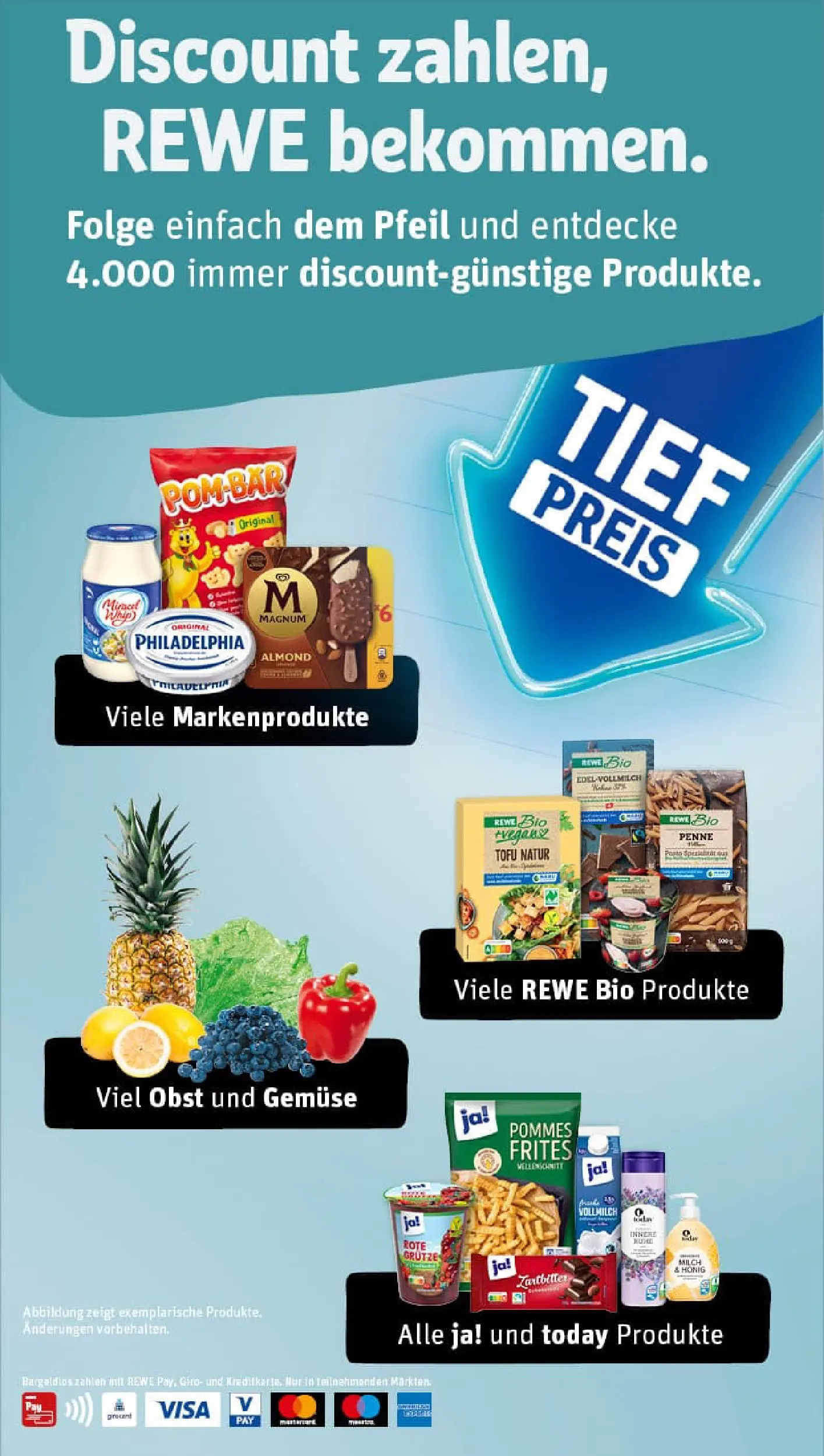 REWE Prospekt ab 02.11.2025 zum Blättern » Angebote | Seite: 30 | Produkte: Paprika, Zitrone, Blaubeeren, Pasta