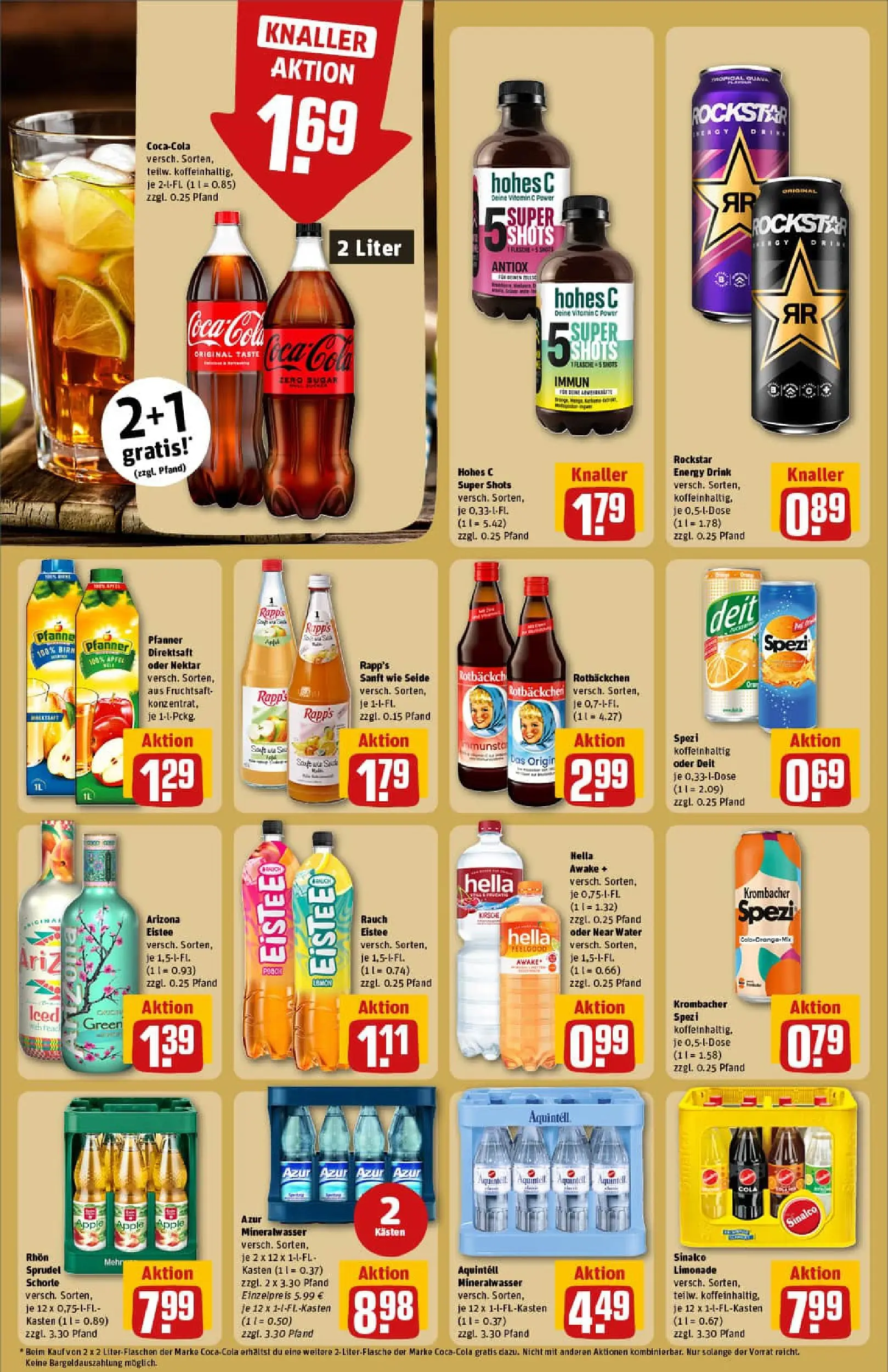 REWE Prospekt ab 02.11.2025 zum Blättern » Angebote | Seite: 24 | Produkte: Energy, Limonade, Mineralwasser, Hella