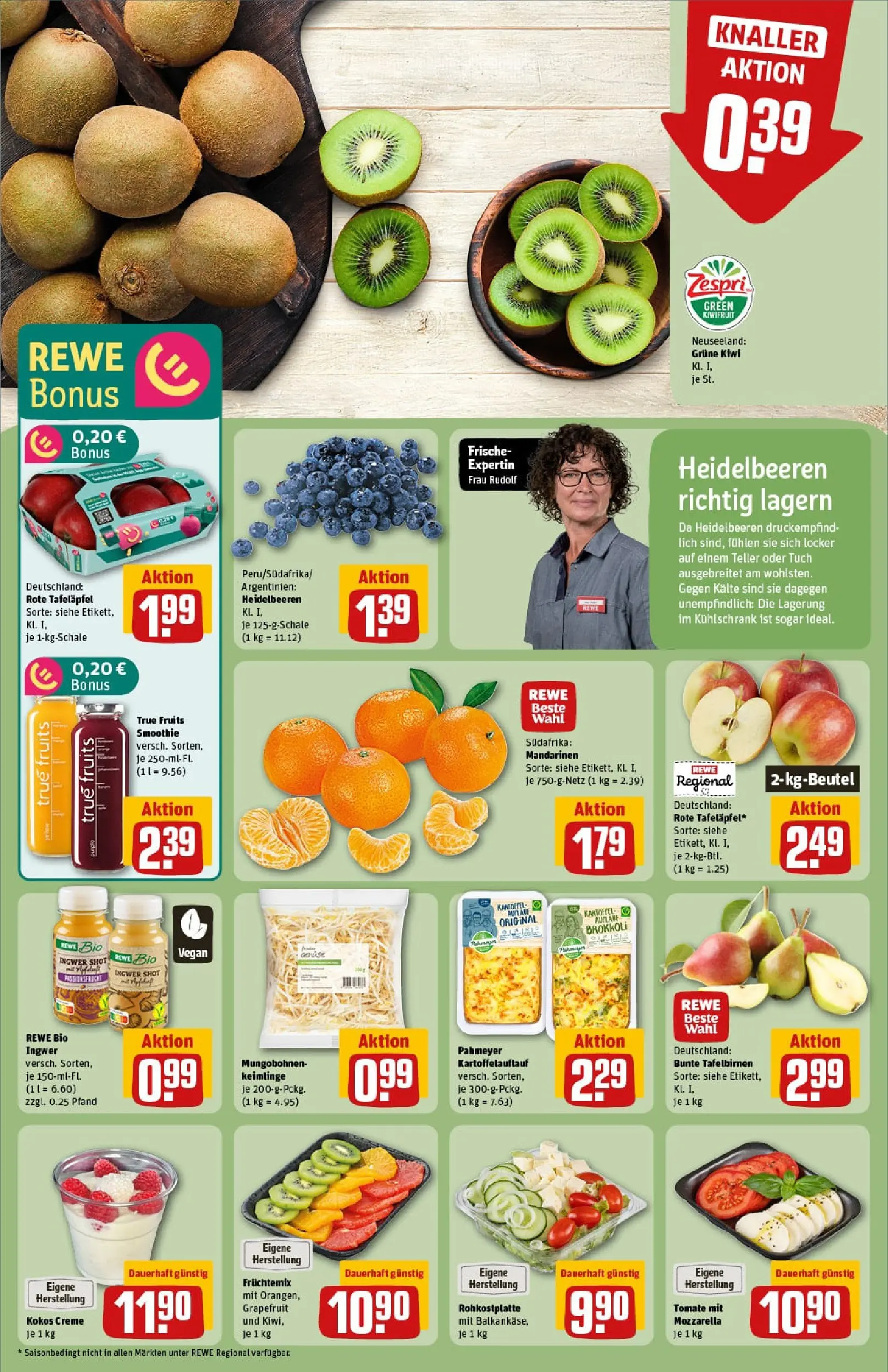 REWE Prospekt ab 02.11.2025 zum Blättern » Angebote | Seite: 6 | Produkte: Kühlschrank, Apple, Grapefruit, Brokkoli