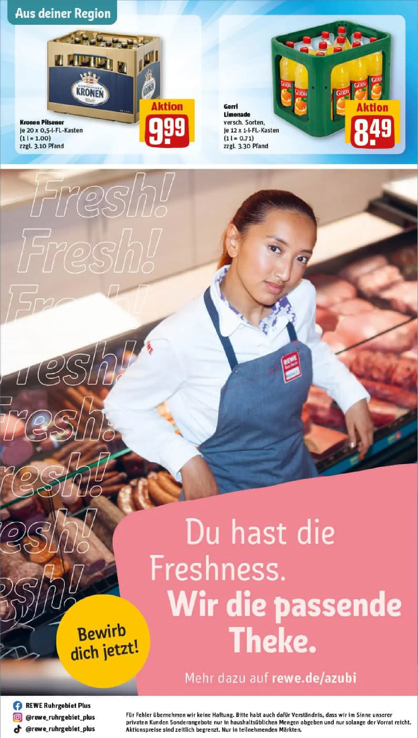 REWE Prospekt ab 02.11.2025 zum Blättern » Angebote | Seite: 32 | Produkte: Limonade