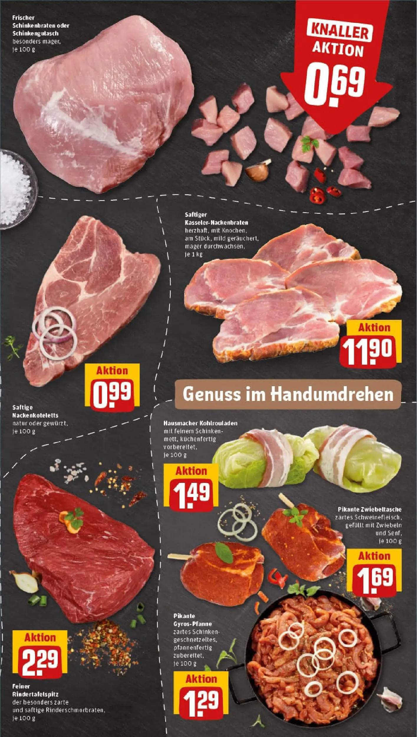 REWE Prospekt ab 02.11.2025 zum Blättern » Angebote | Seite: 7 | Produkte: Zwiebeln, Schinken