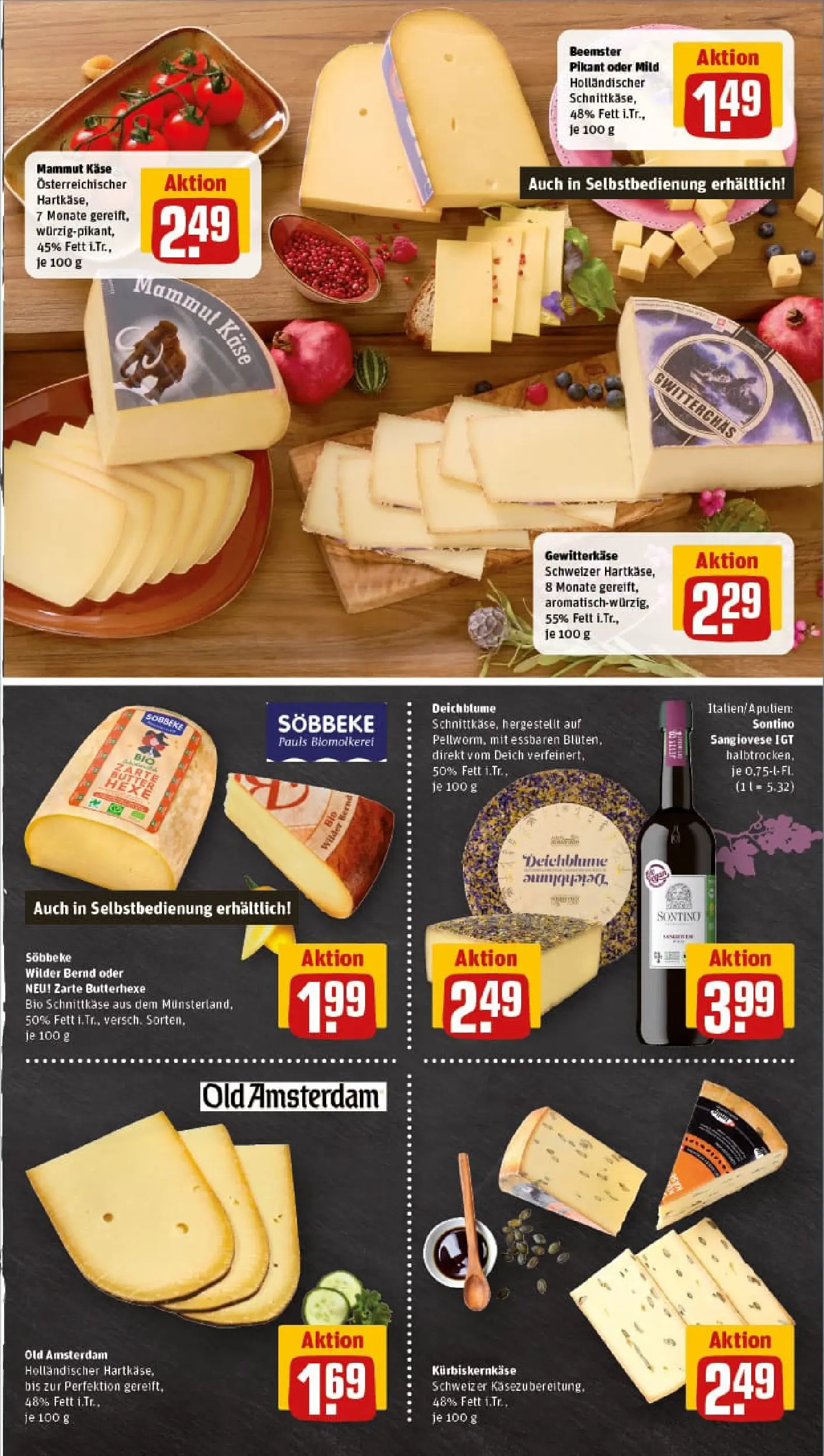 REWE Prospekt ab 02.11.2025 zum Blättern » Angebote | Seite: 9 | Produkte: Butter, Käse