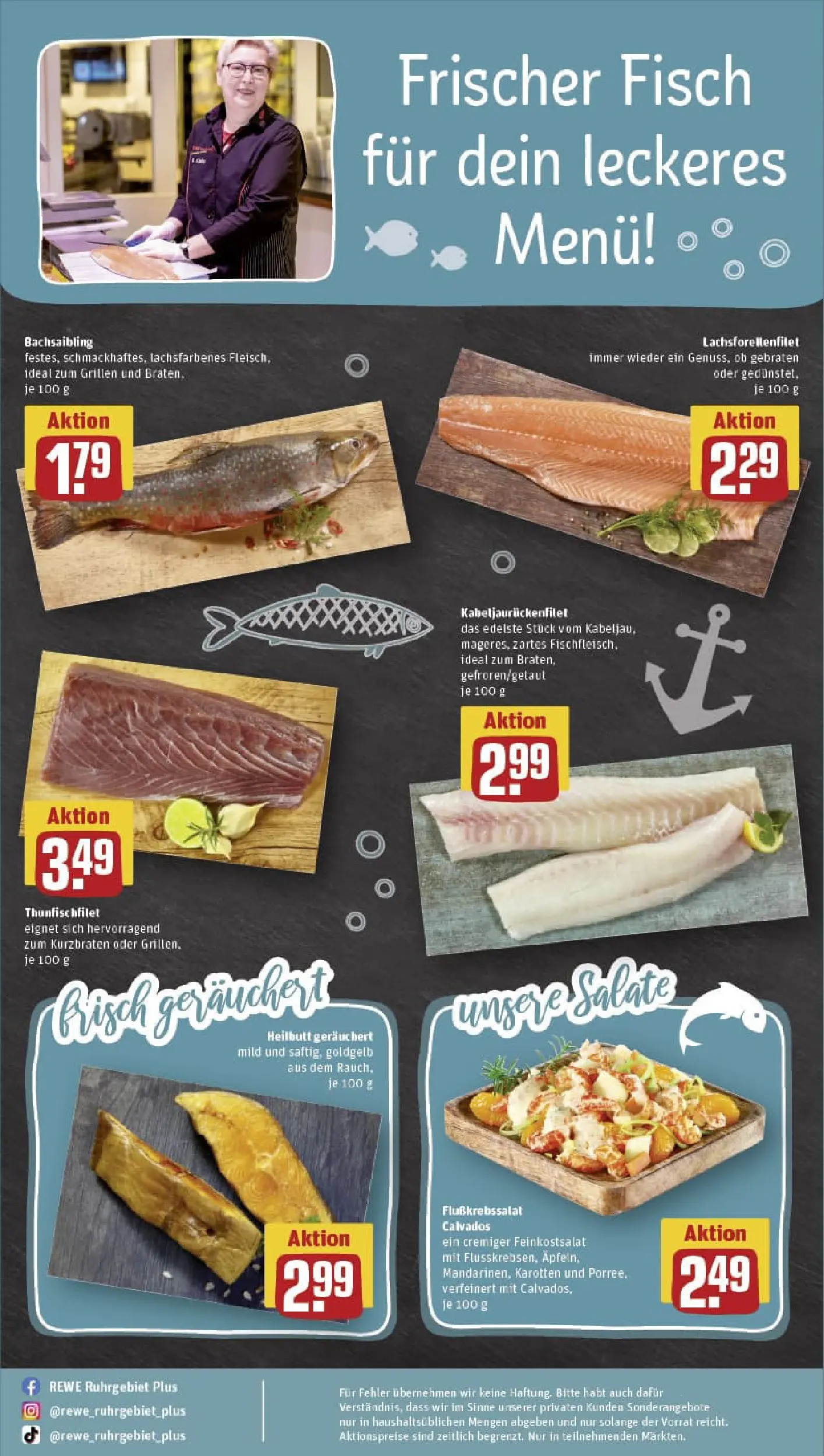 REWE Prospekt ab 02.11.2025 zum Blättern » Angebote | Seite: 31 | Produkte: Fisch, Salat