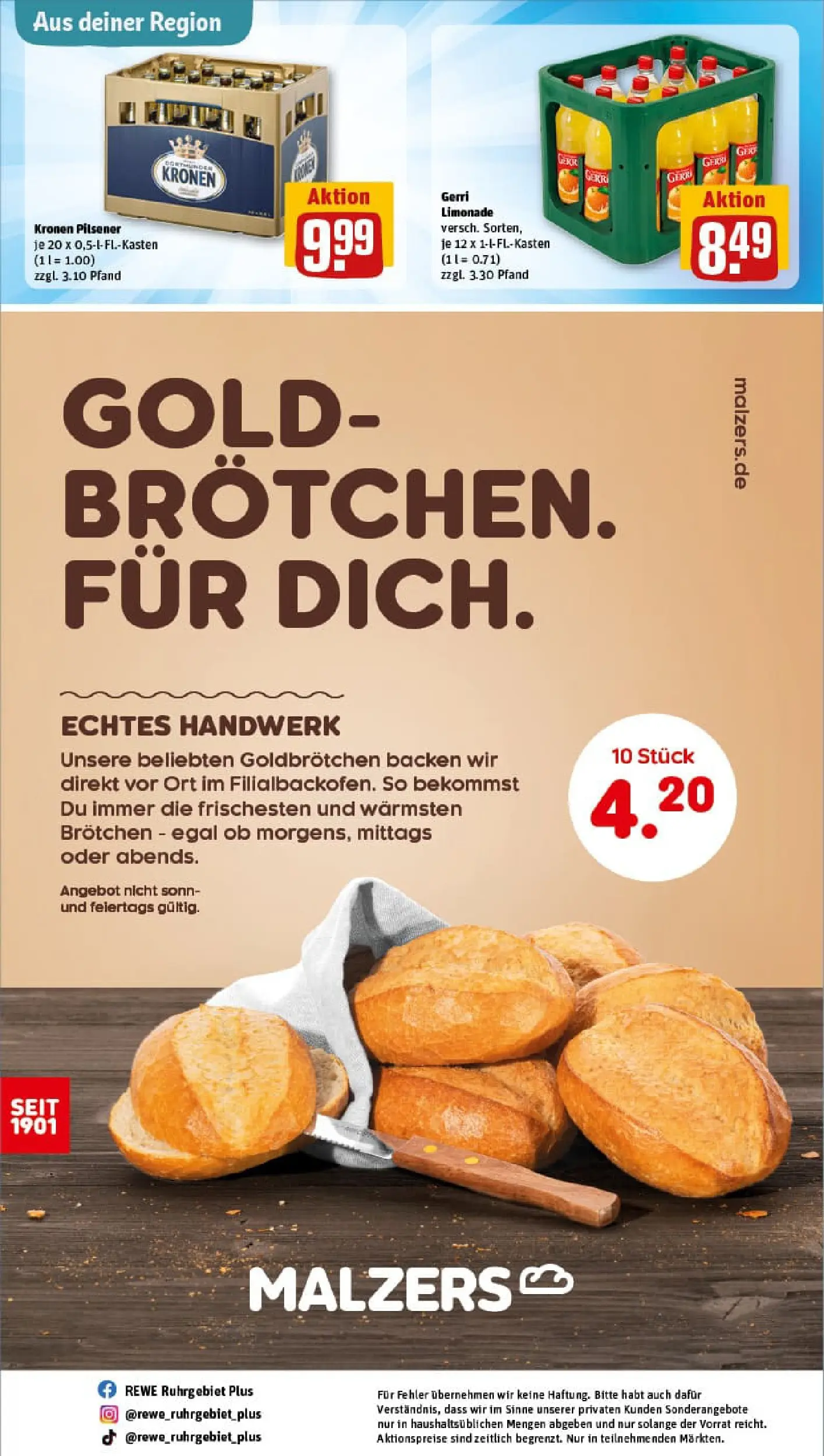 REWE Prospekt ab 02.11.2025 zum Blättern » Angebote | Seite: 31 | Produkte: Limonade