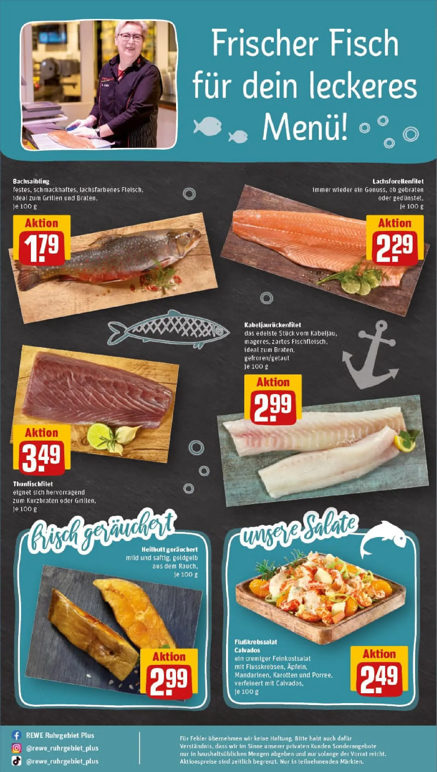 REWE Prospekt ab 02.11.2025 zum Blättern » Angebote | Seite: 31 | Produkte: Fisch, Salat