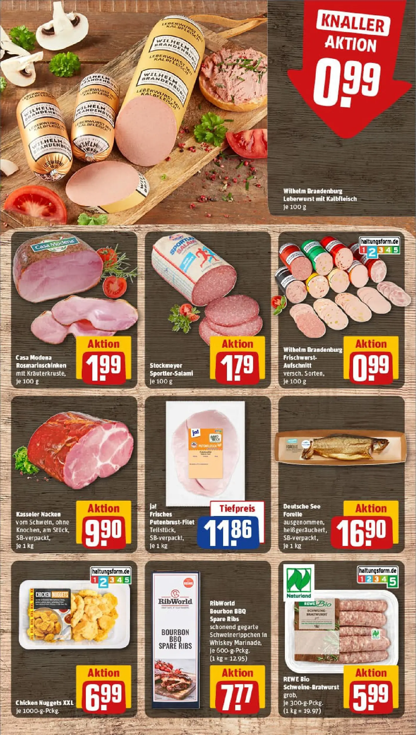 REWE Prospekt ab 02.11.2025 zum Blättern » Angebote | Seite: 8 | Produkte: Spare ribs, Kasseler nacken, Bourbon, Whiskey