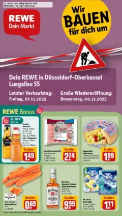 Rewe prospekt Düsseldorf / Oberkassel	 ab 02.11.2025 gültig