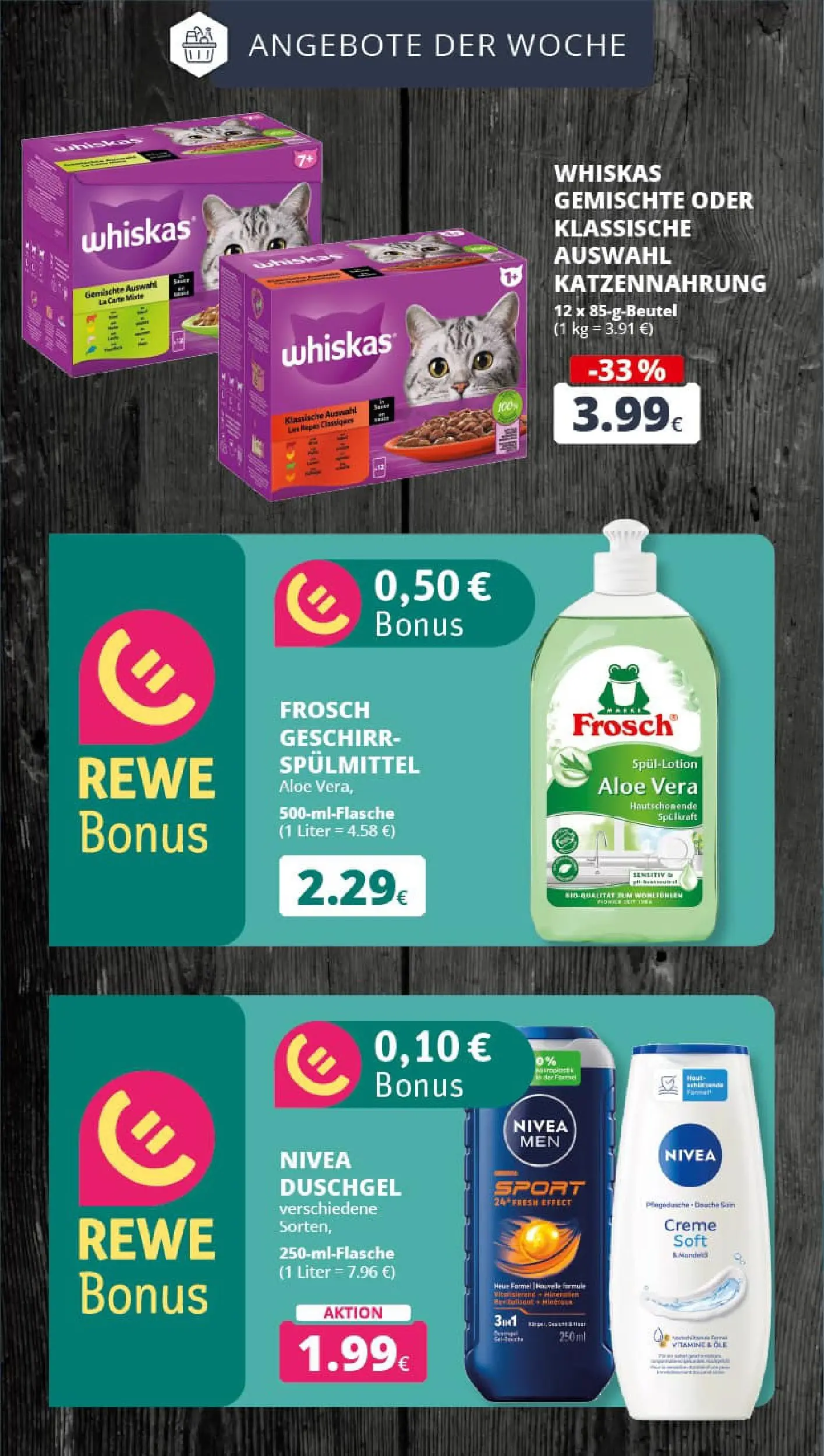 REWE Prospekt ab 03.11.2025 zum Blättern » Angebote | Seite: 7 | Produkte: Creme, Duschgel, Shower Gel, Whiskas