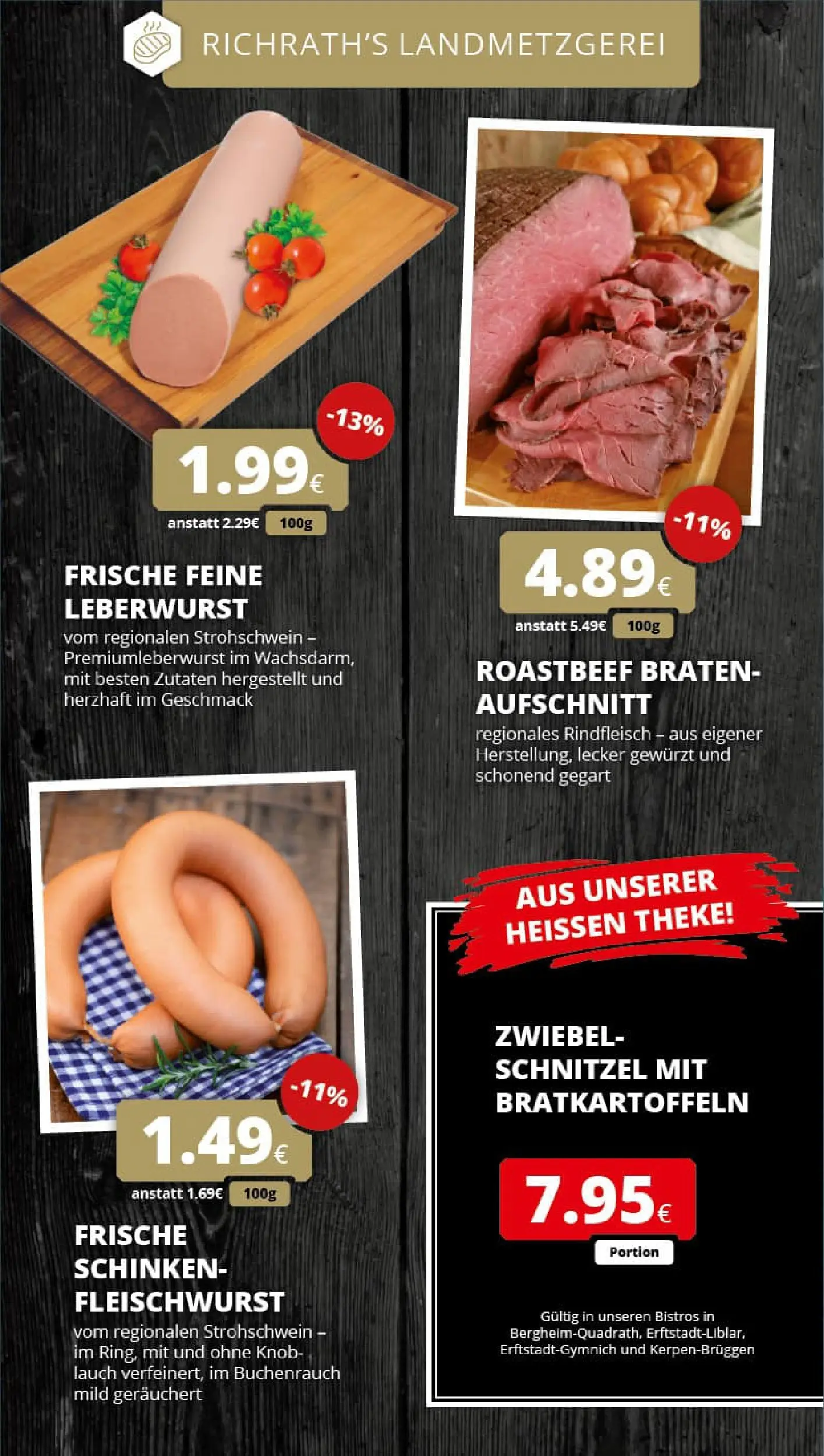 REWE Prospekt ab 03.11.2025 zum Blättern » Angebote | Seite: 13 | Produkte: Schnitzel, Roastbeef, Knoblauch, Schinken