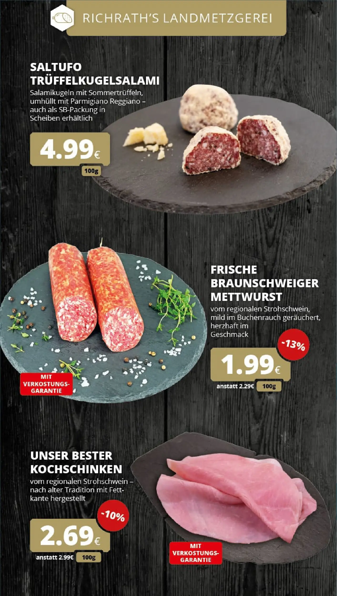 REWE Prospekt ab 03.11.2025 zum Blättern » Angebote | Seite: 14 | Produkte: Salami
