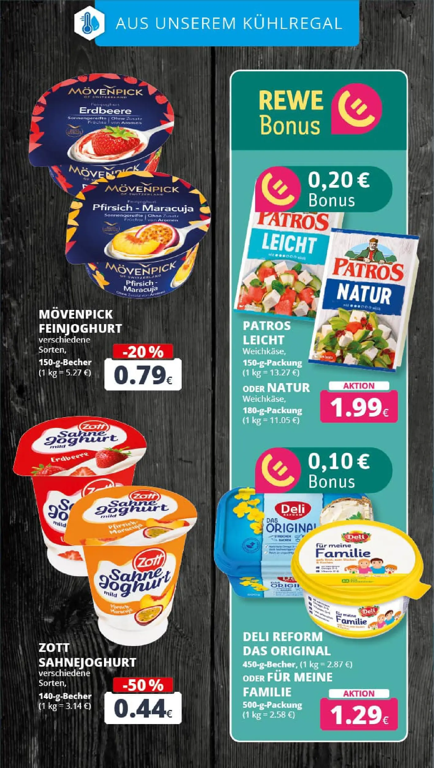REWE Prospekt ab 03.11.2025 zum Blättern » Angebote | Seite: 17 | Produkte: Joghurt, Pfirsich, Sahne, Deli reform