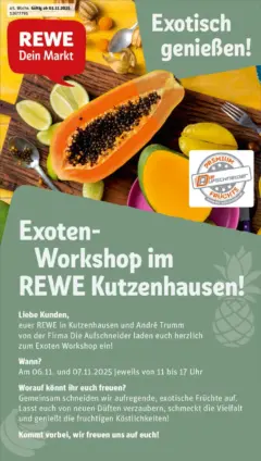 Rewe prospekt Kutzenhausen	 ab 02.11.2025 gültig