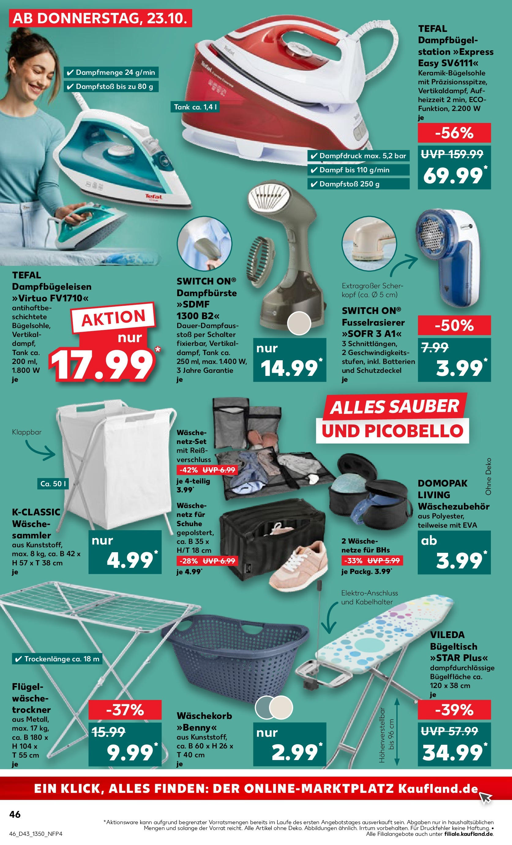 Prospekt Kaufland ab 27.10.2025 » Angebote Online zum Blättern | Seite: 46 | Produkte: Trockner, Batterien