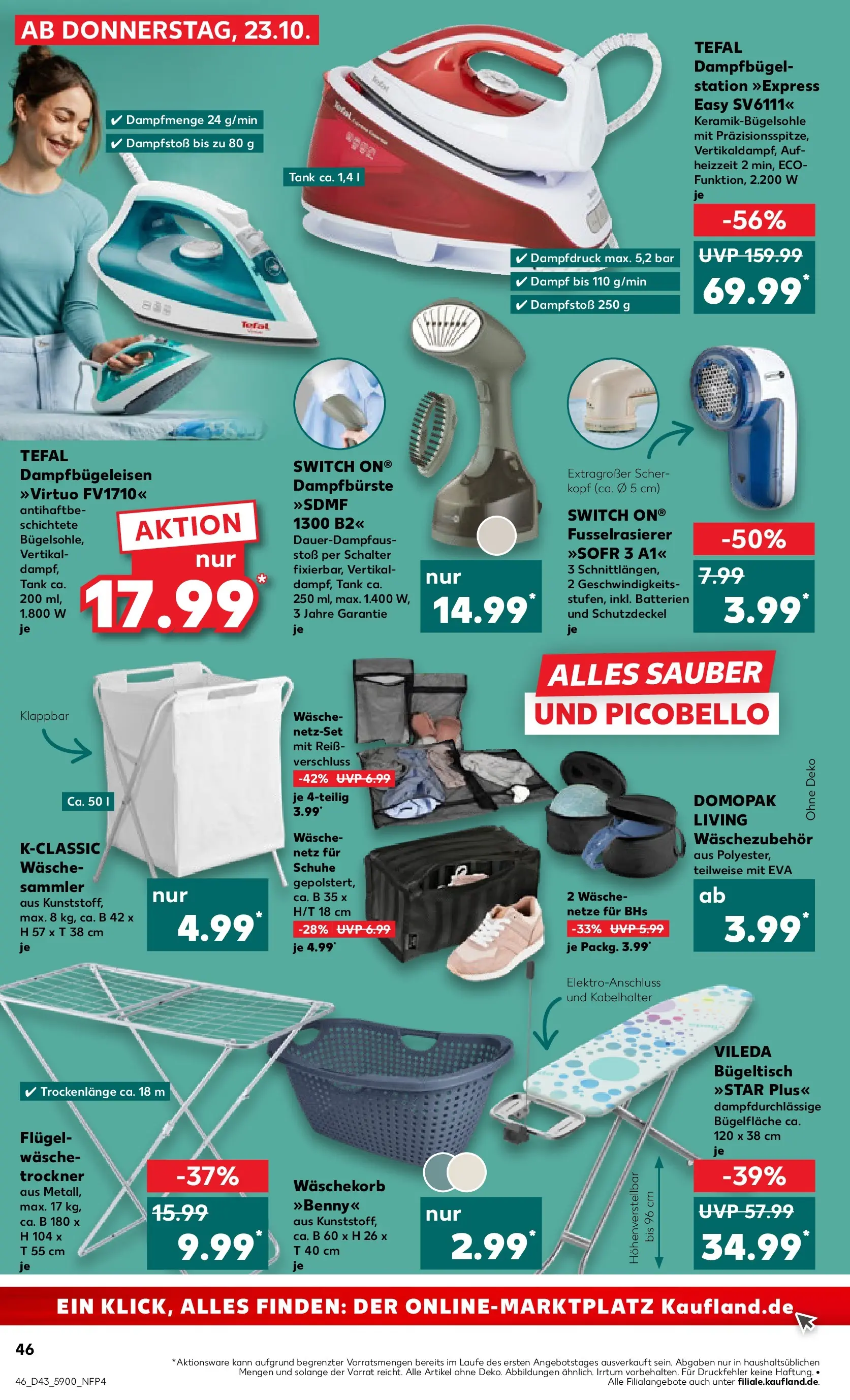 Prospekt Kaufland ab 27.10.2025 » Angebote Online zum Blättern | Seite: 46 | Produkte: Trockner, Batterien