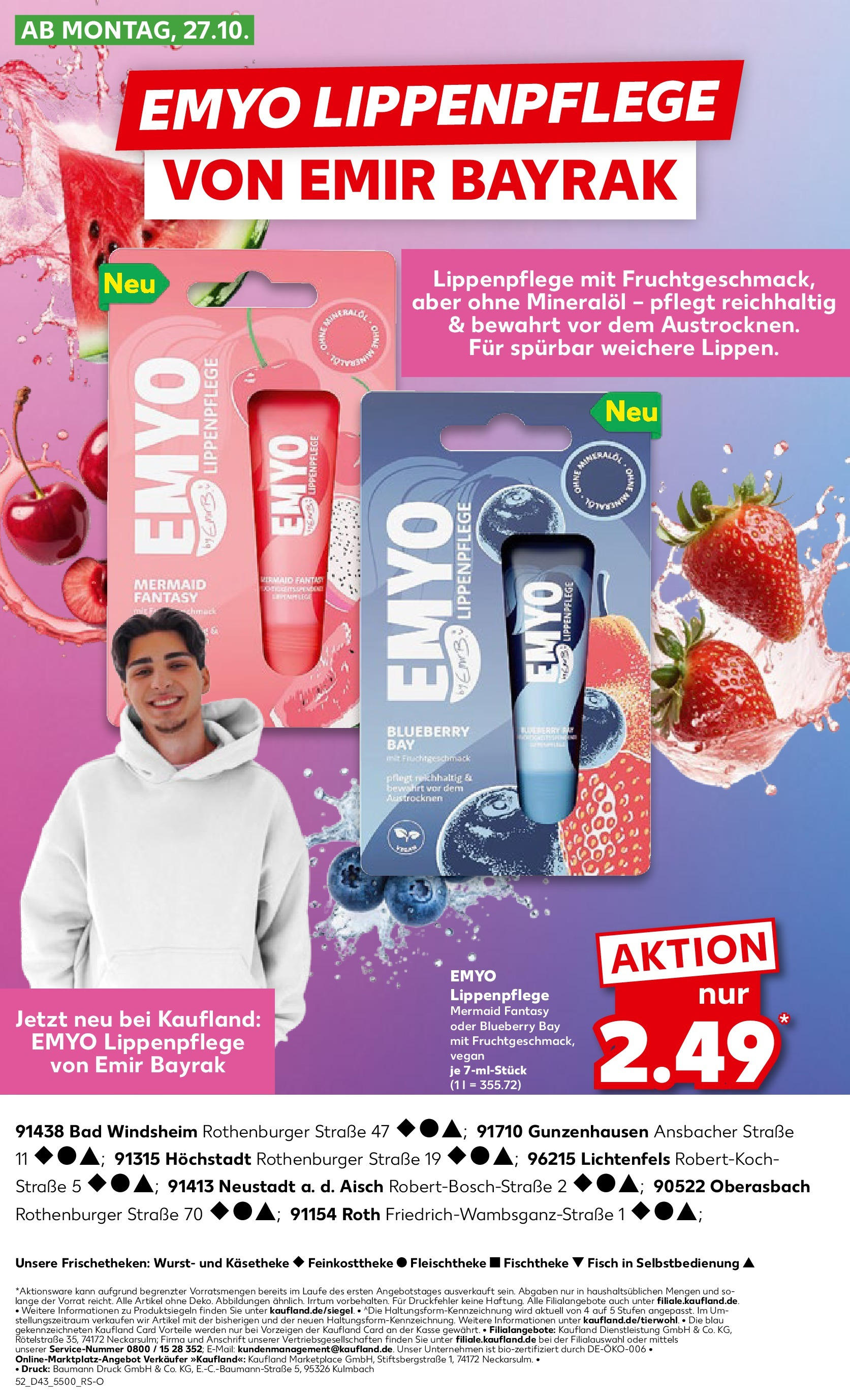 Prospekt Kaufland ab 27.10.2025 » Angebote Online zum Blättern | Seite: 52 | Produkte: Bad, Wurst