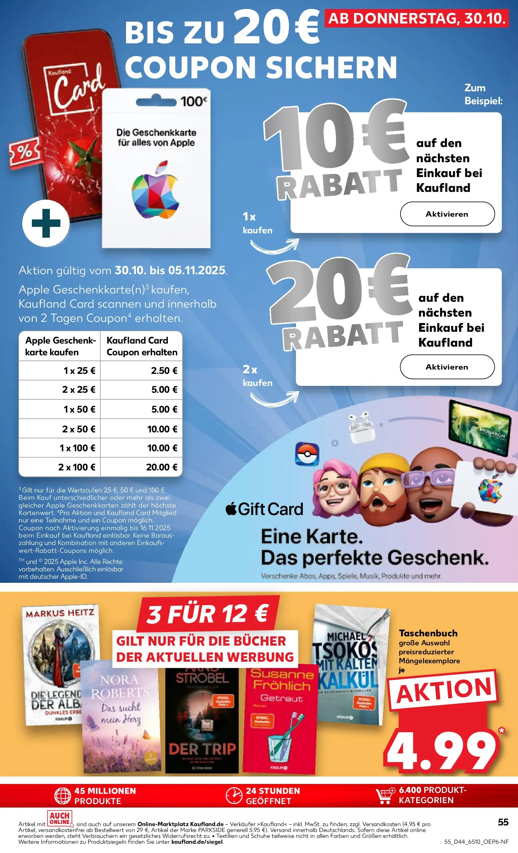 Prospekt Kaufland ab 29.10.2025 » Angebote und Werbung Online | Seite: 55 Prospekt Kaufland ab 29.10.2025 » Angebote Online zum Blättern | Seite: 55